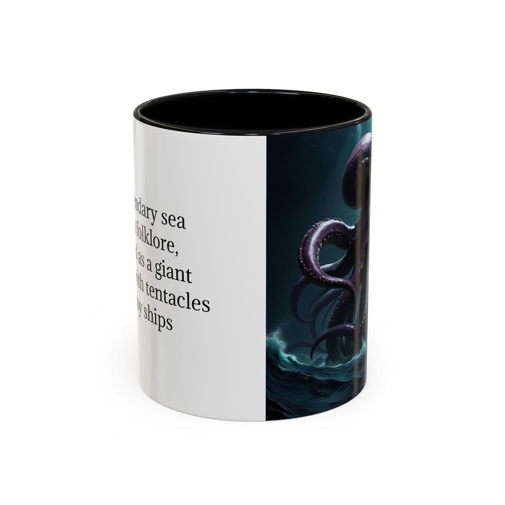Kraken Coffee Cup: Giant Squid Coffee Mug, Mythical Creature, Octopus Gift