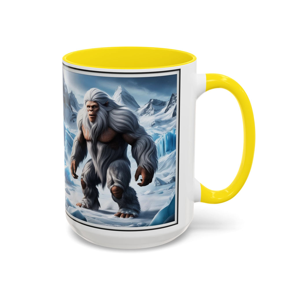 Yeti Coffee Mug: Abominable Snowman, Himalayan Mountain Cryptid, Bigfoot Camping Gift