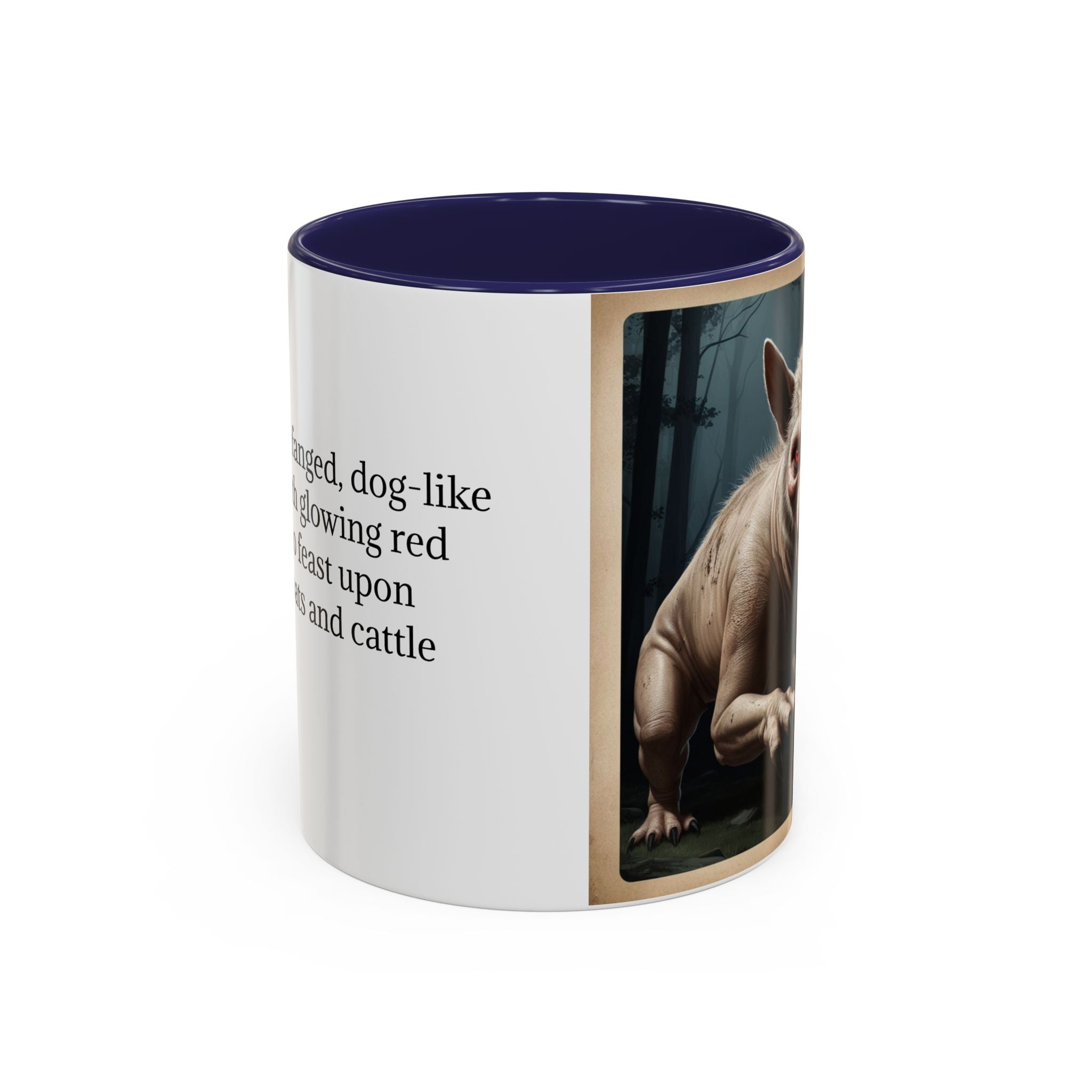 Chupacabra Mug: Supernatural Coffee Cup, Cryptid Beast, Mexican Folklore Gift