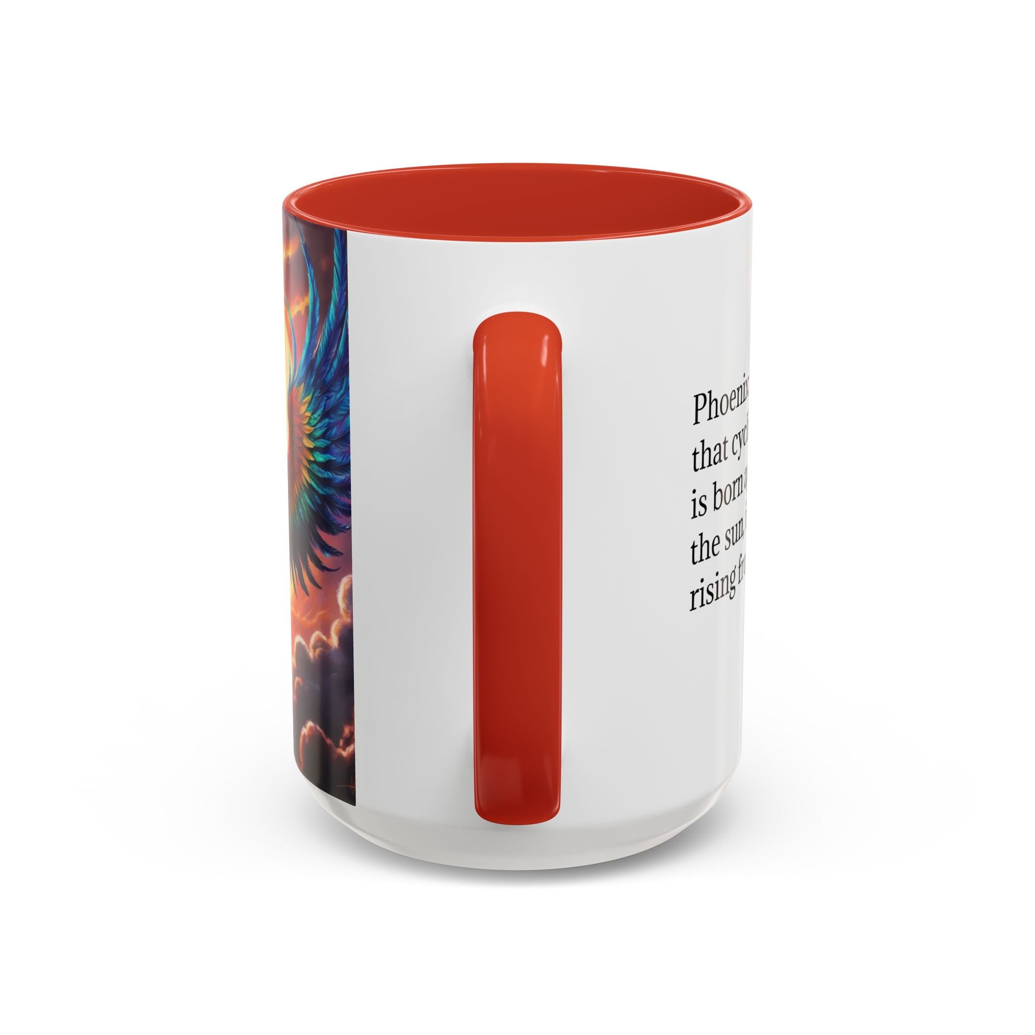Phoenix Bird Coffee Cup: Mythical Creature, Firebird Coffee Mug, Rise from the Ashes