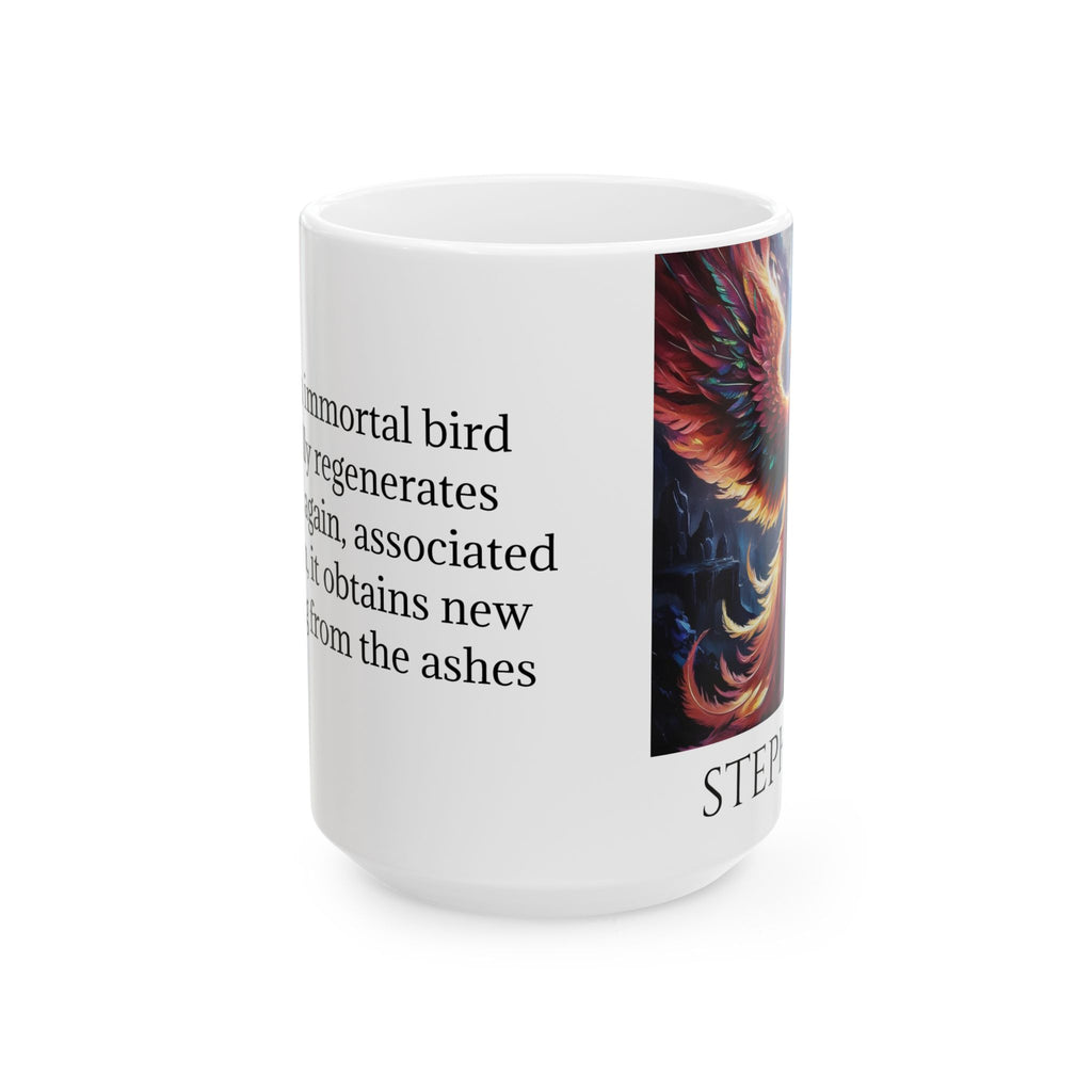 Customizable Phoenix Coffee Mug: Mythical Creature, Rise from the Ashes