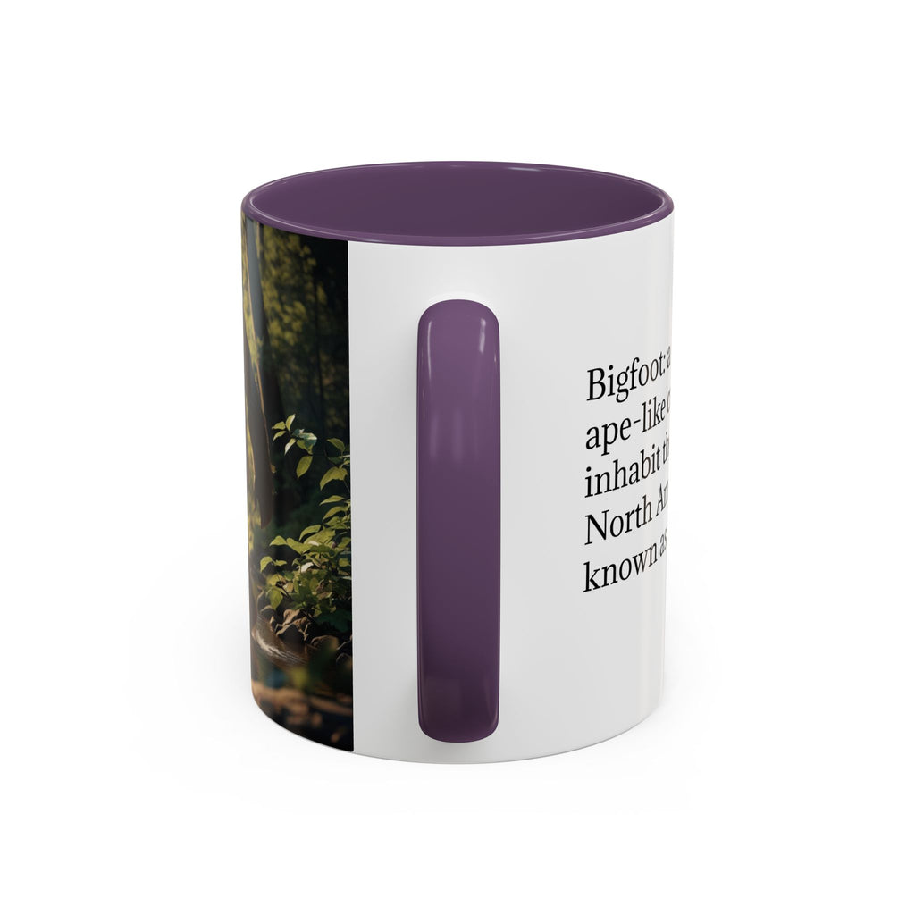 Bigfoot Coffee Mug: Sasquatch, Forest Cryptid, Mythical Creature, Camping Gift
