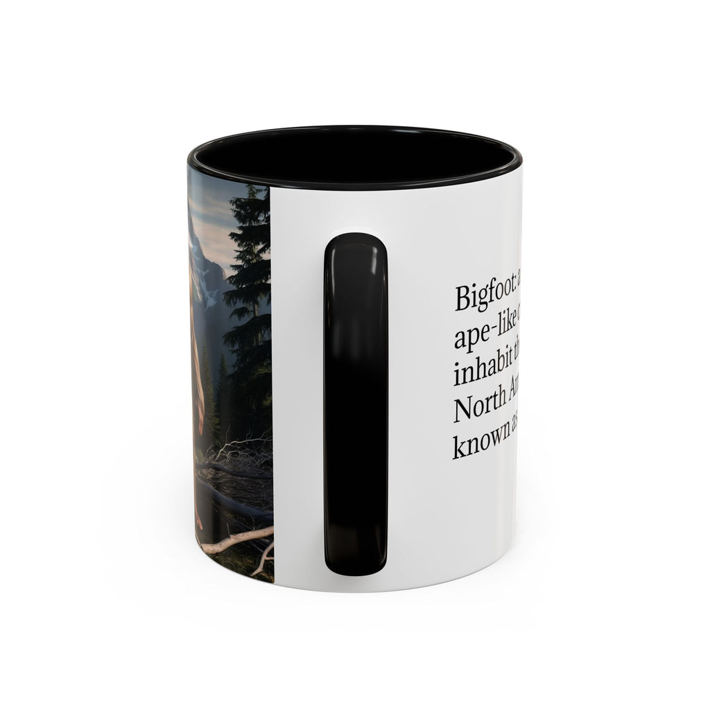 Bigfoot Mug: Sasquatch Coffee Cup, Mythical Creature, Camping Mugs for Men, Cryptozoology