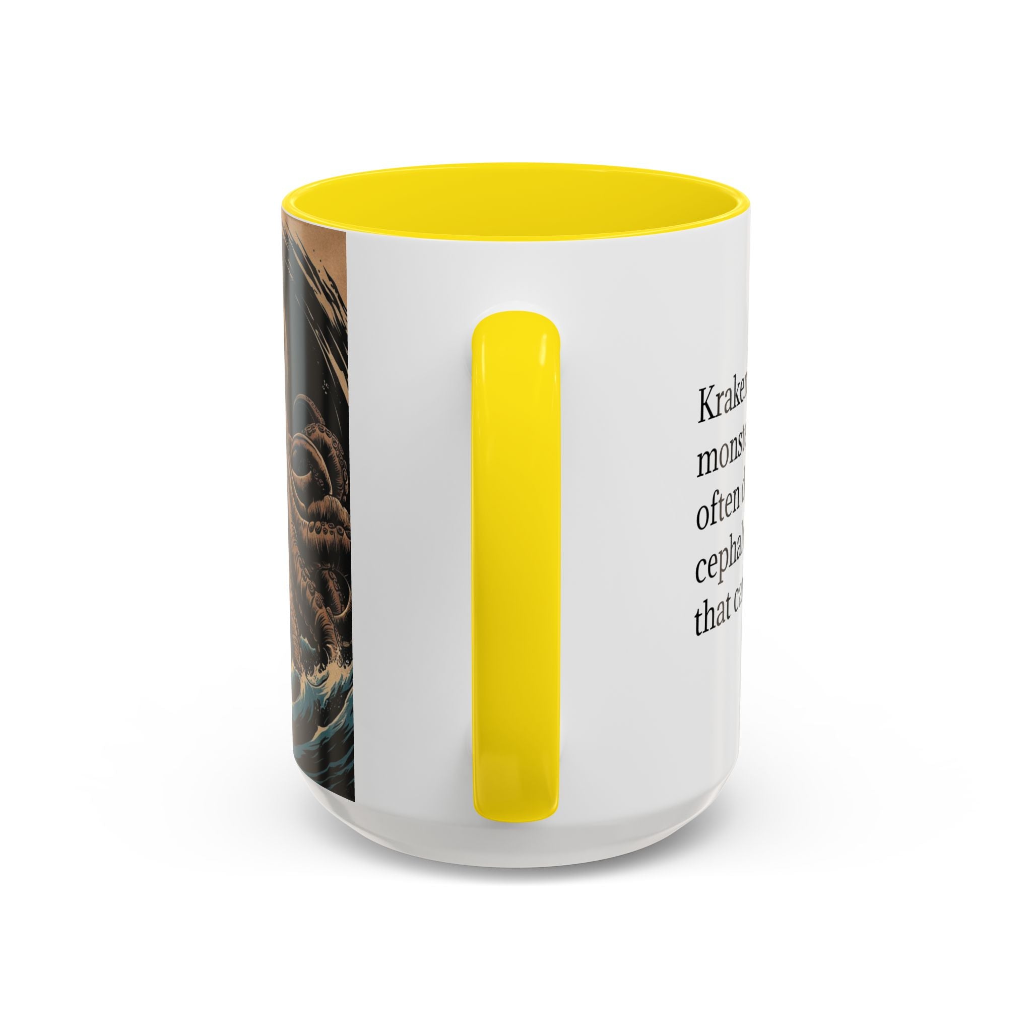 Kraken Coffee Mug: Giant Squid Coffee Cup, Sea Creature, Mugs for Men