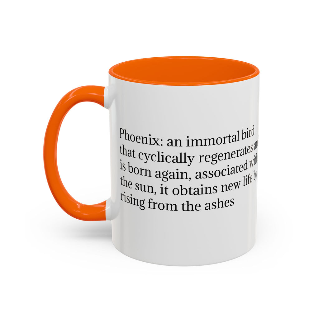 Phoenix Bird Coffee Cup: Mythical Creature, Firebird Coffee Mug, Rise from the Ashes