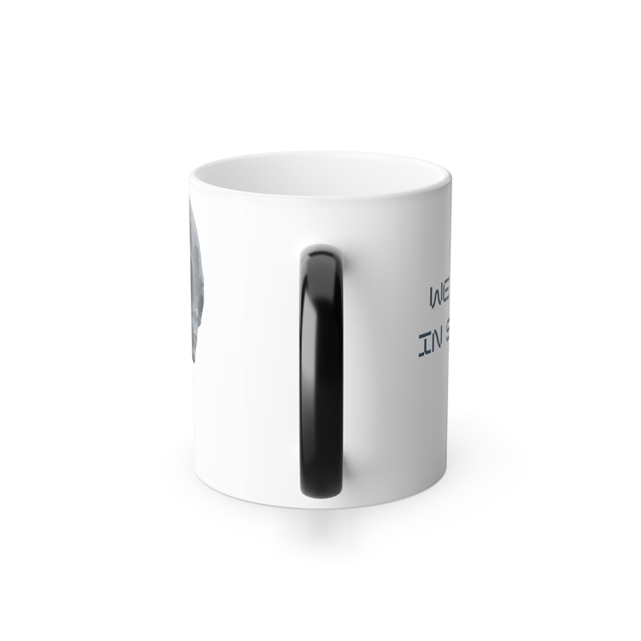 Color Changing Alien Coffee Mug: Extraterrestrial Watchers, Conspiracy Theory
