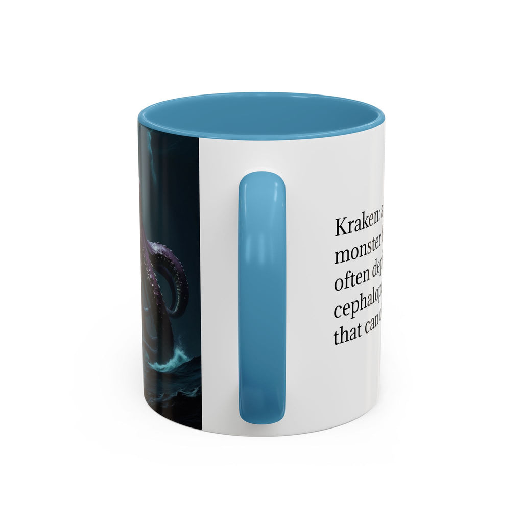 Kraken Coffee Cup: Giant Squid Coffee Mug, Mythical Creature, Octopus Gift