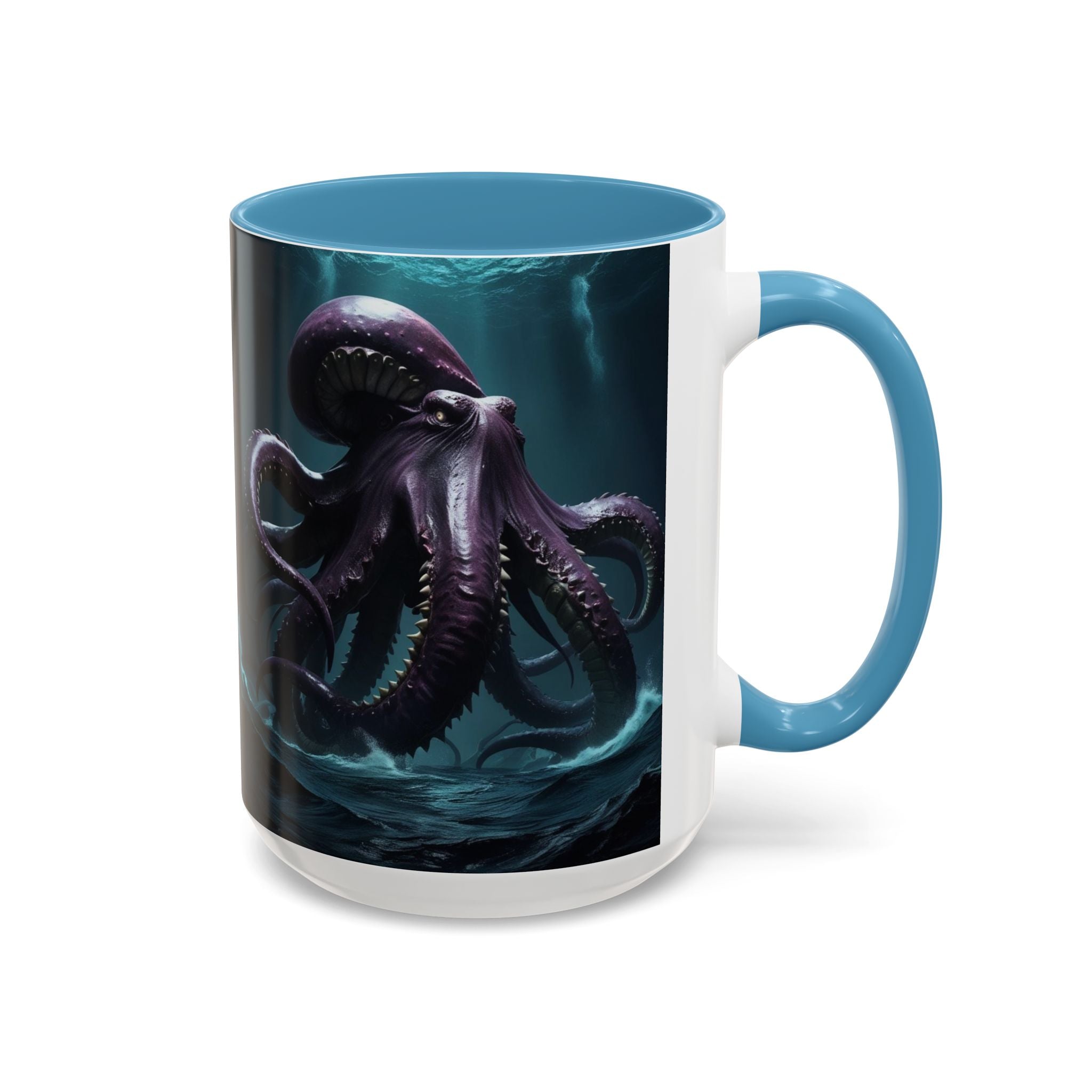 Kraken Coffee Cup: Giant Squid Coffee Mug, Mythical Creature, Octopus Gift