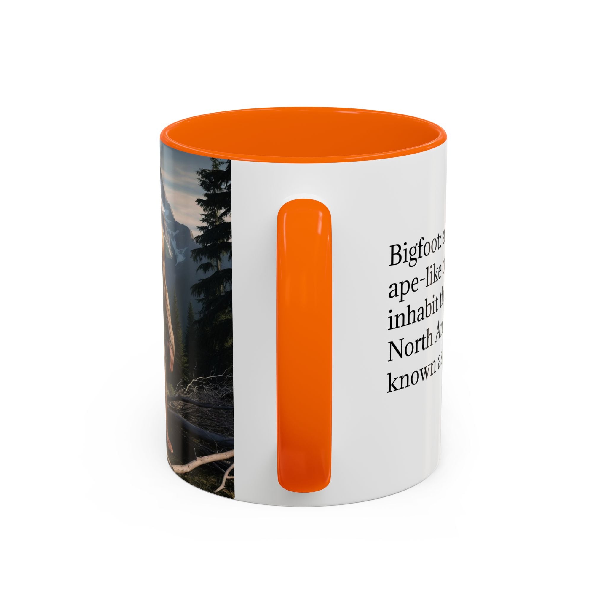 Bigfoot Mug: Sasquatch Coffee Cup, Mythical Creature, Camping Mugs for Men, Cryptozoology