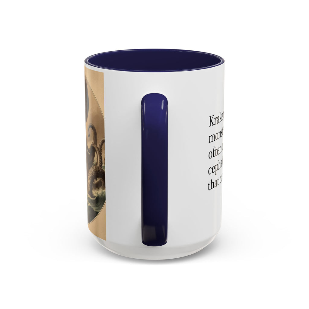 Kraken Coffee Cup: Giant Squid Coffee Mug, Mugs for Men, Mythical Creature
