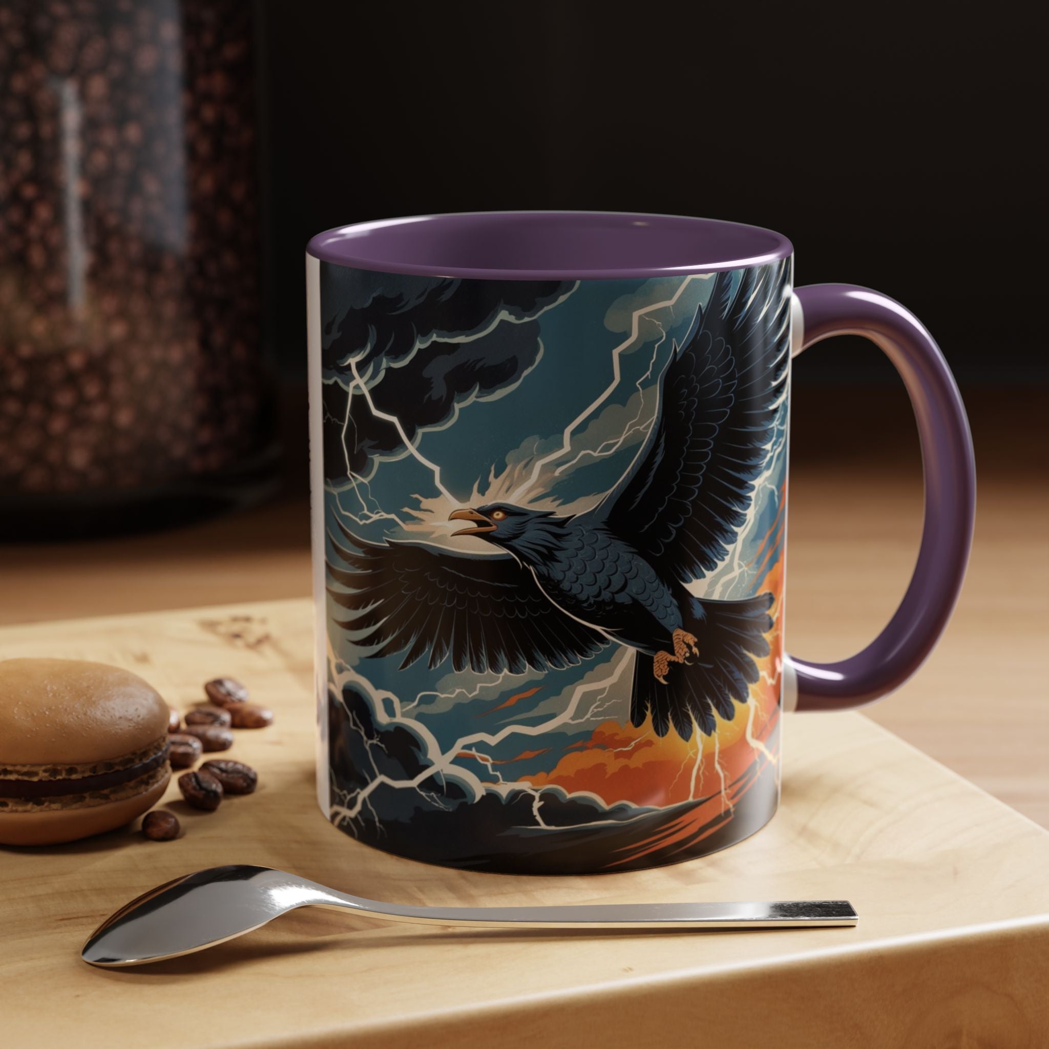 Thunderbird Coffee Cup: Native American Folklore, Legendary Creature, Coffee Mug Gift