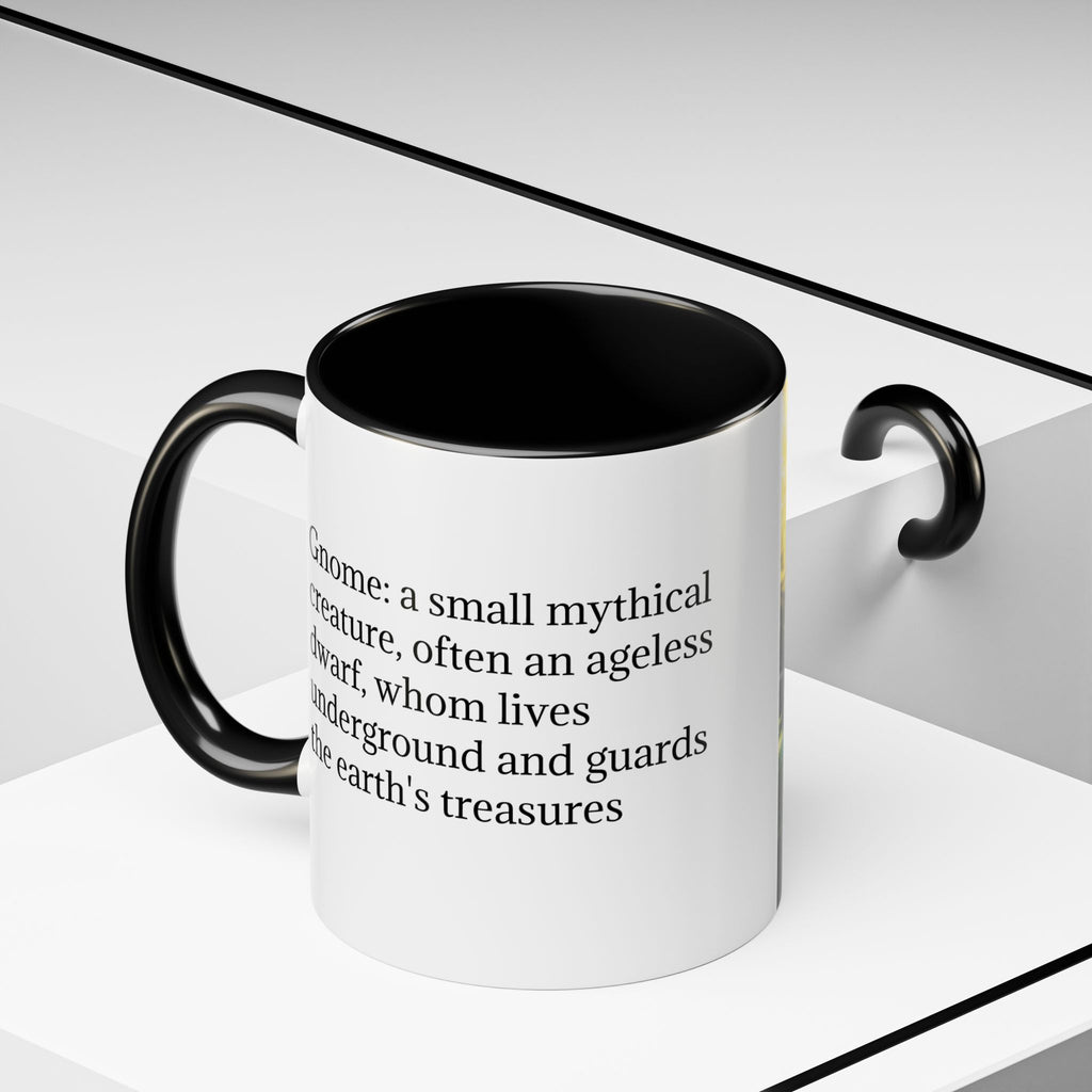 Gnome Coffee Mug:  Scandinavian Nisse, Nordic Folklore Gift, Enchanted Mushroom Garden