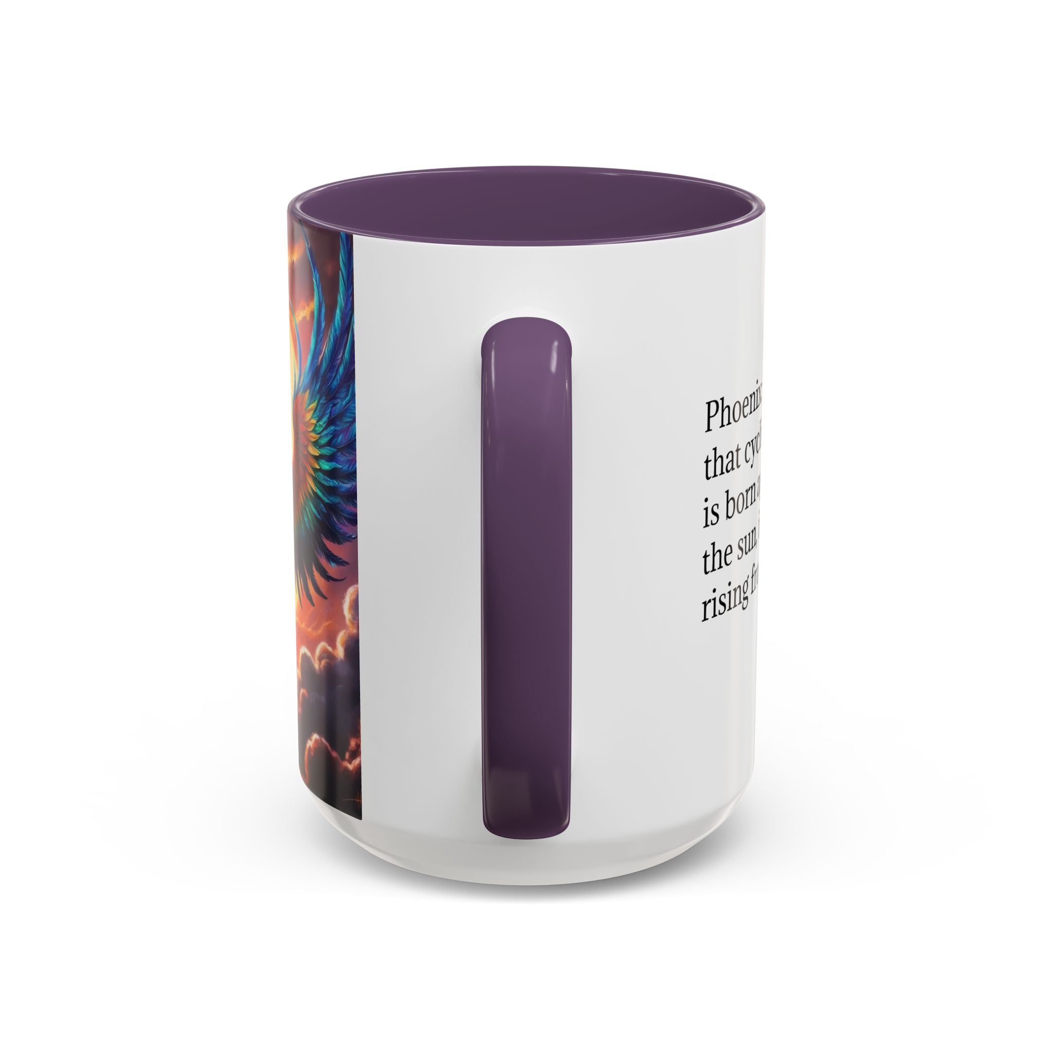 Phoenix Bird Coffee Cup: Mythical Creature, Firebird Coffee Mug, Rise from the Ashes