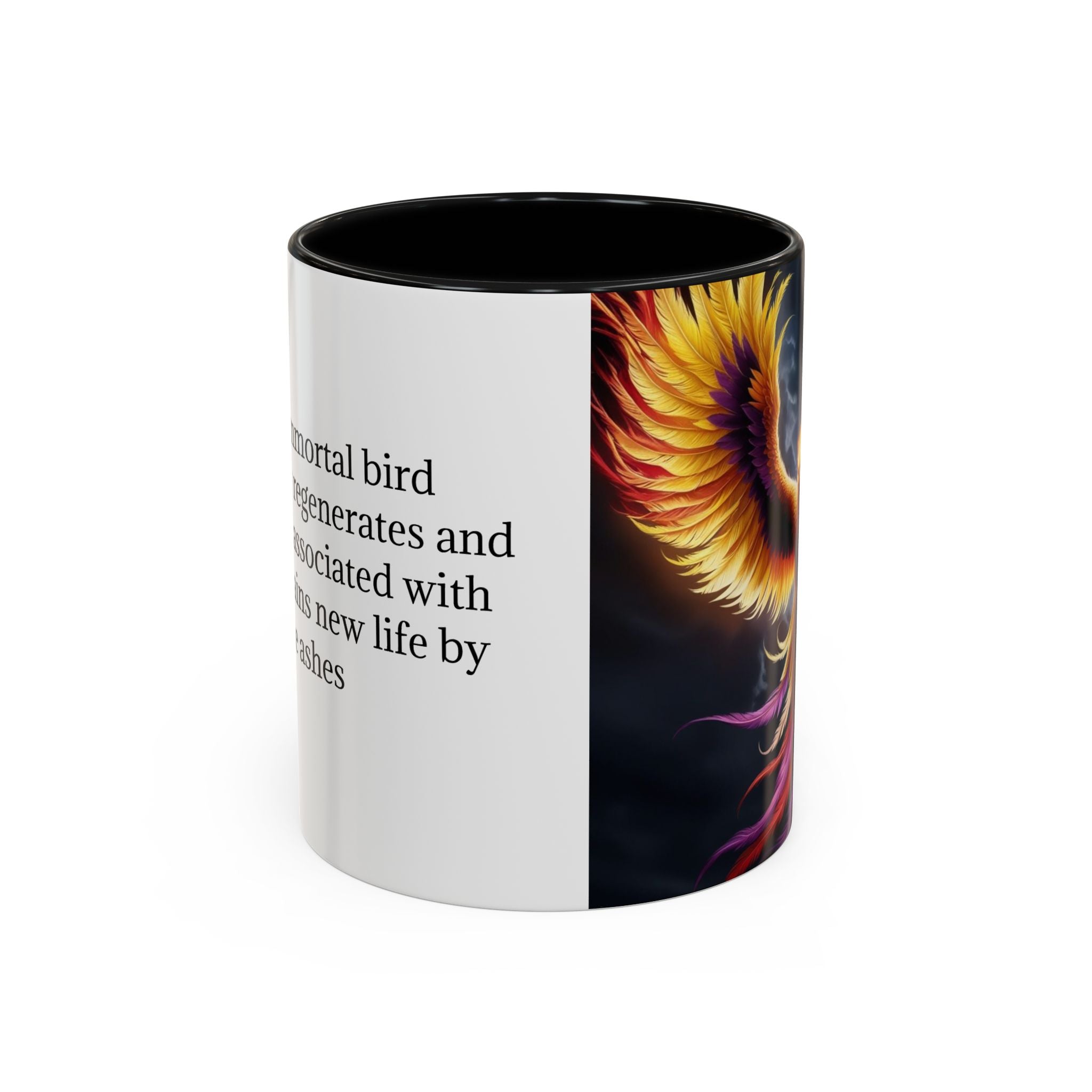 Phoenix Coffee Mug: Mythical Firebird Ceramic Cup, Fantasy Mug, Legendary Creature