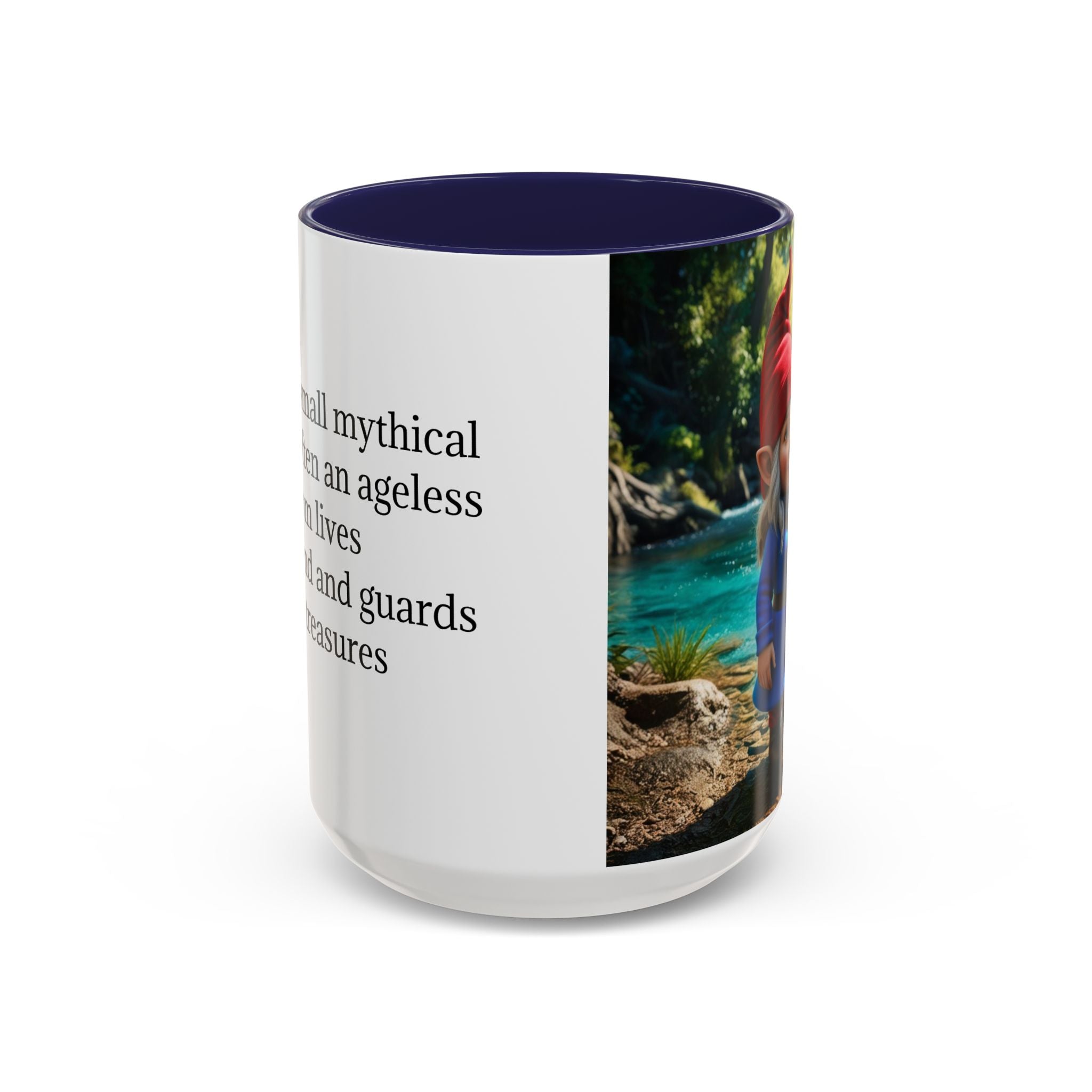 Gnome Mug: Scandinavian Nisse, Nordic Folklore Gift, Mythical Creature Coffee Cup