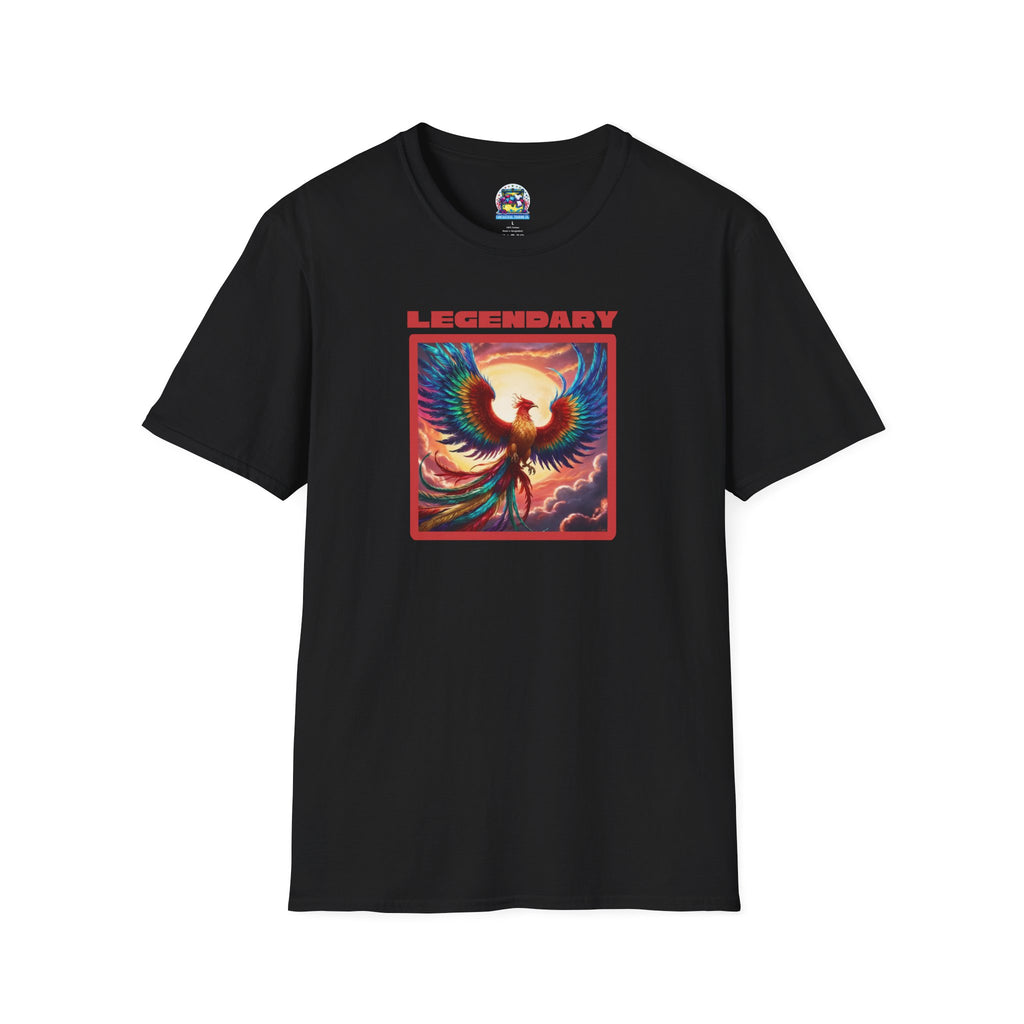Phoenix Graphic Tee: Legendary Bird, Soft Cotton Shirt, Phoenix Rising Gift