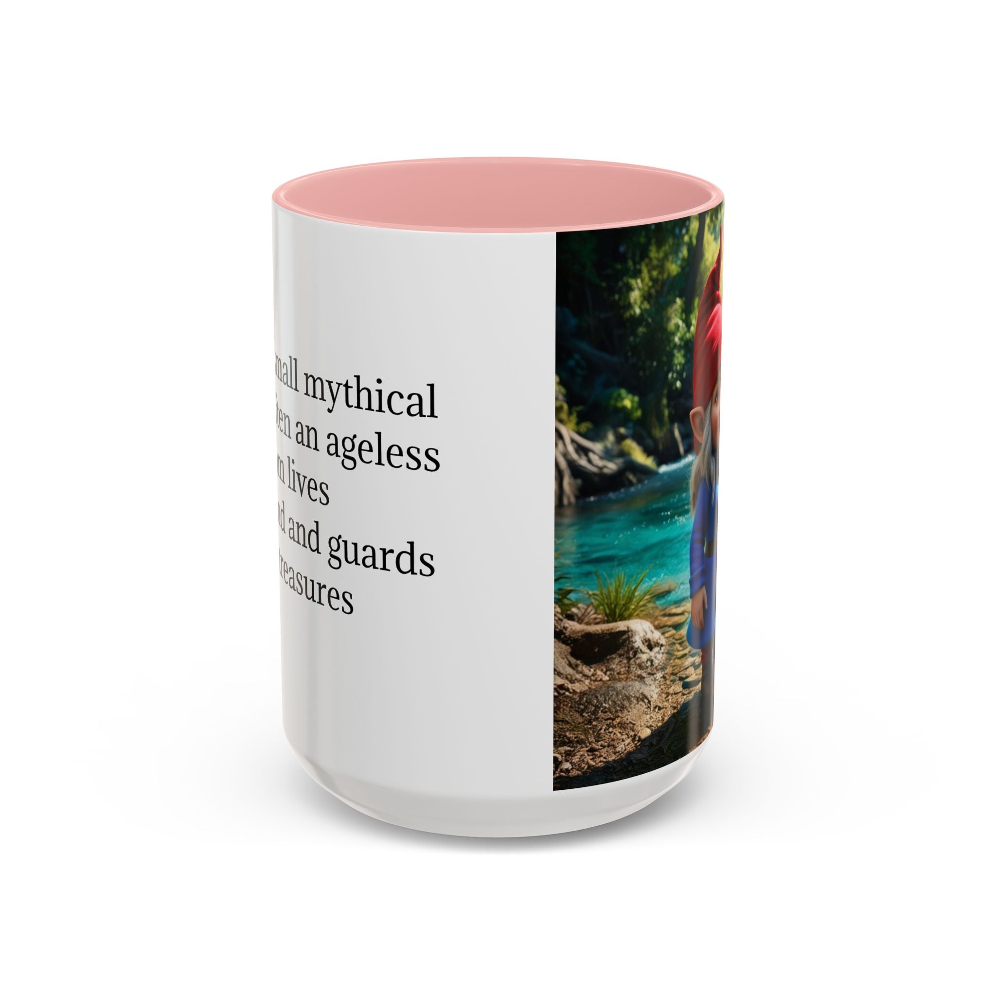 Gnome Mug: Scandinavian Nisse, Nordic Folklore Gift, Mythical Creature Coffee Cup