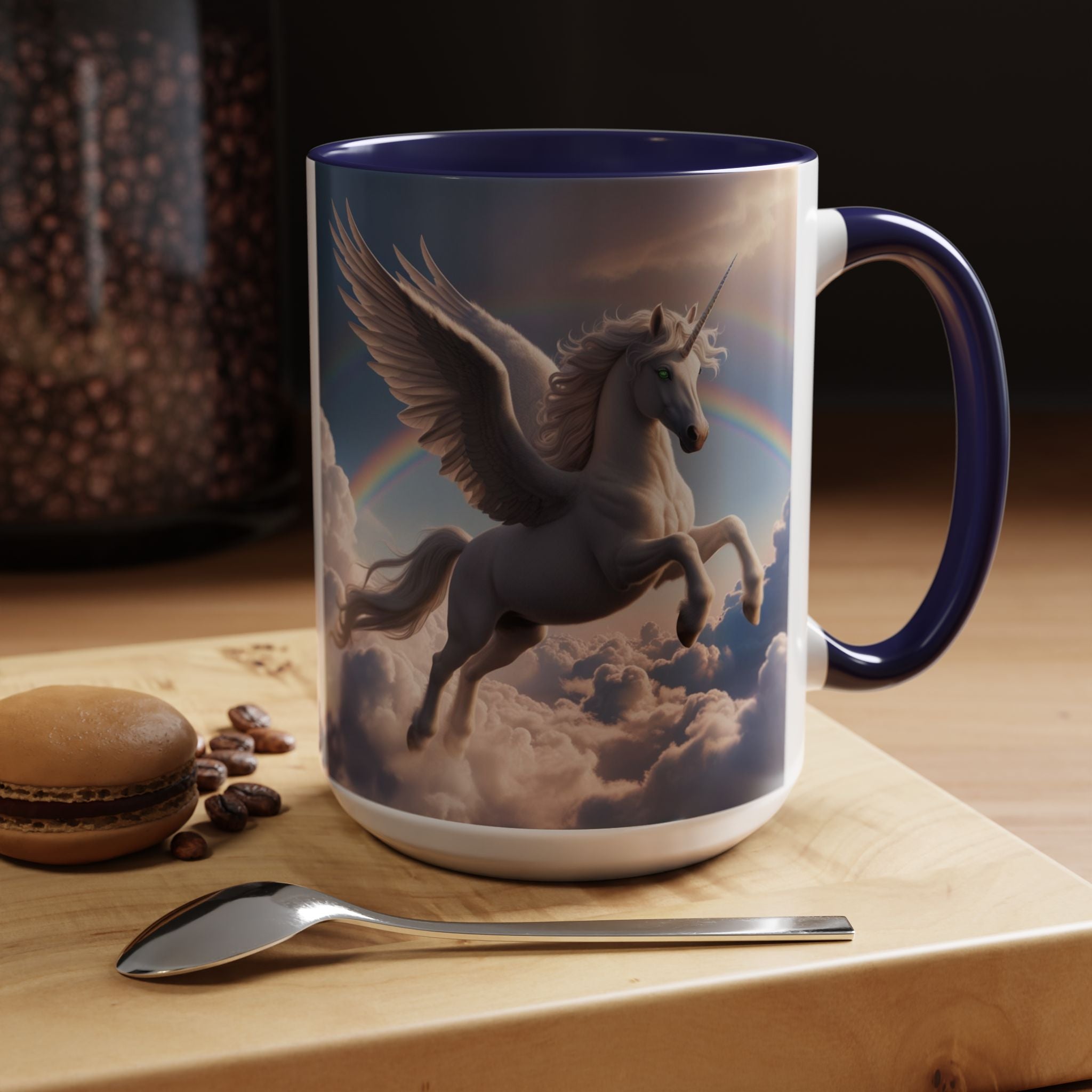 Unicorn Coffee Mug: Enchanted Alicorn, Mythical Creature, Fairytale Gift (Pink)