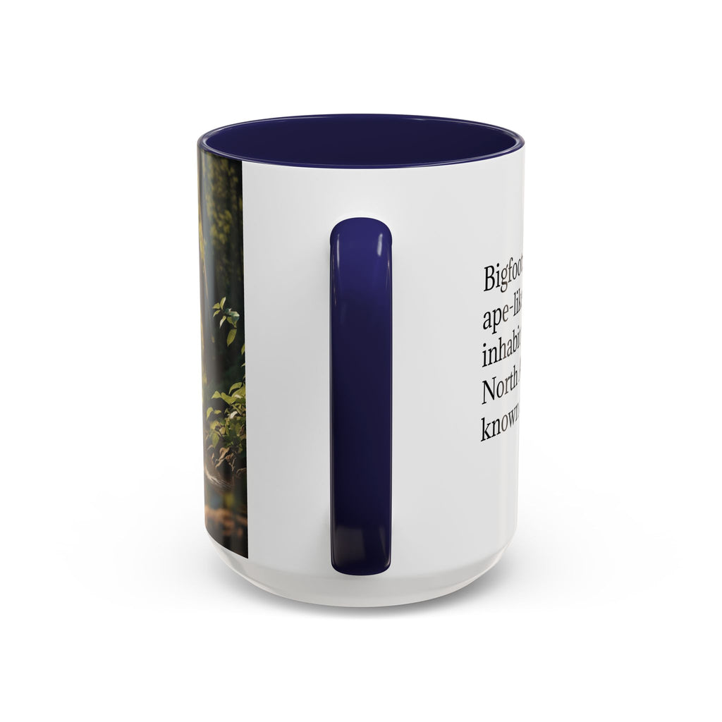 Bigfoot Coffee Mug: Sasquatch, Forest Cryptid, Mythical Creature, Camping Gift