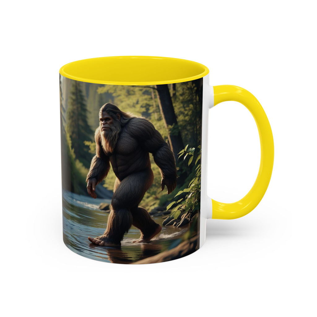 Bigfoot Coffee Mug: Sasquatch, Forest Cryptid, Mythical Creature, Camping Gift