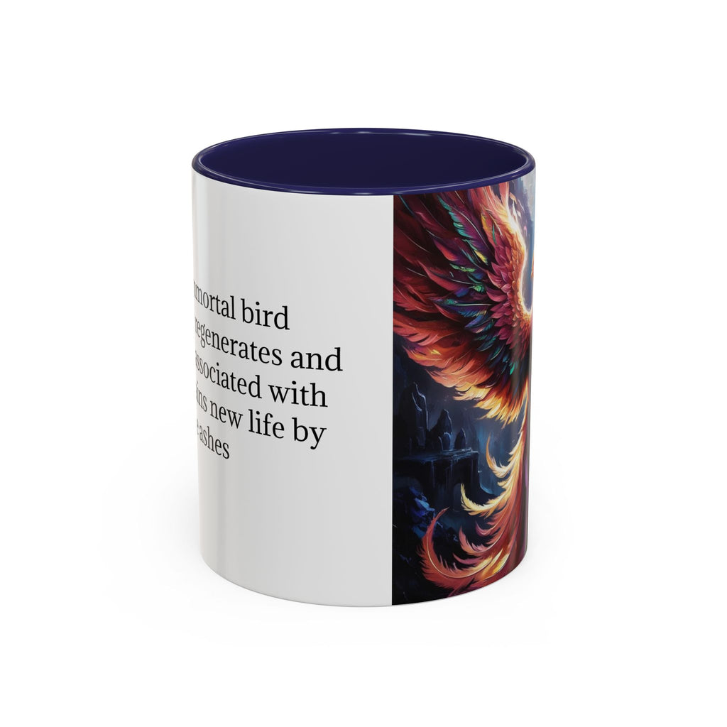 Phoenix Rising Coffee Mug: Firebird, Legendary Creature Coffee Cup, Gift for Women