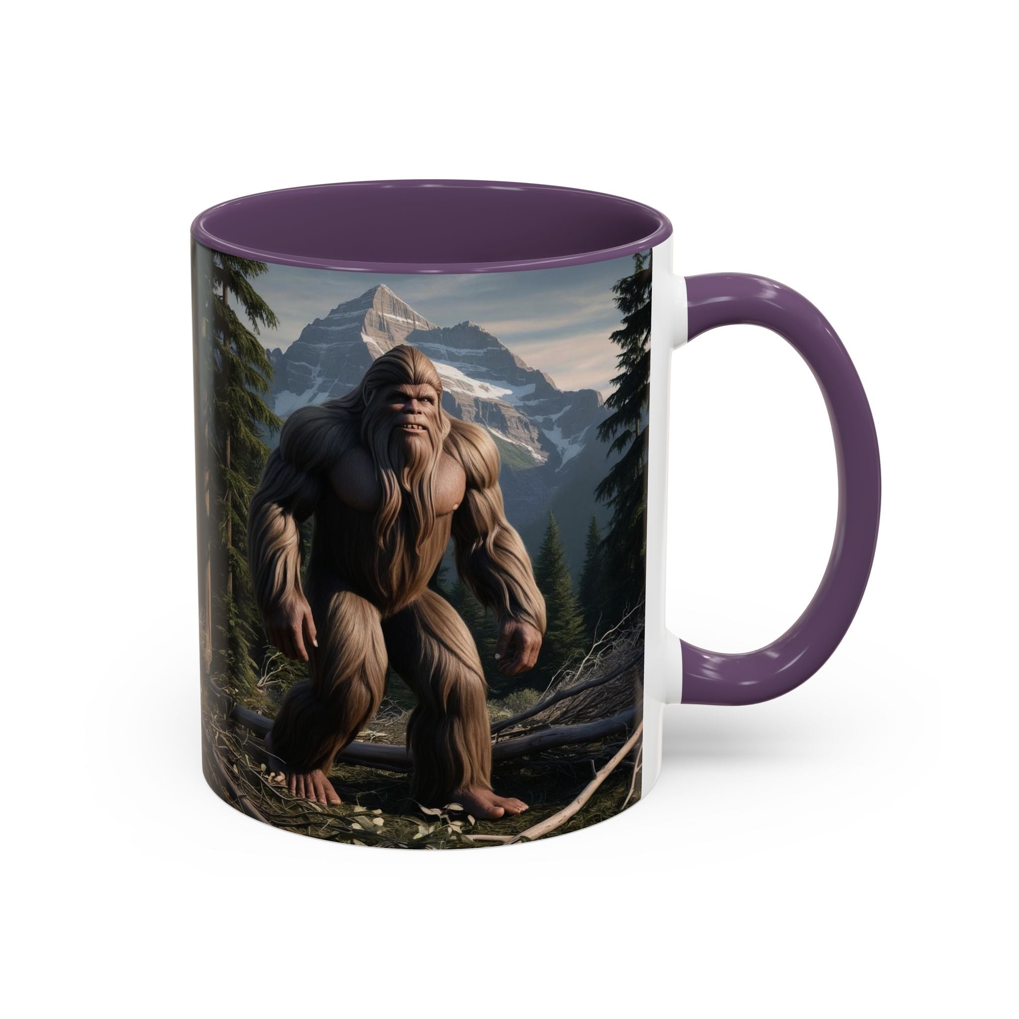 Bigfoot Mug: Sasquatch Coffee Cup, Mythical Creature, Camping Mugs for Men, Cryptozoology