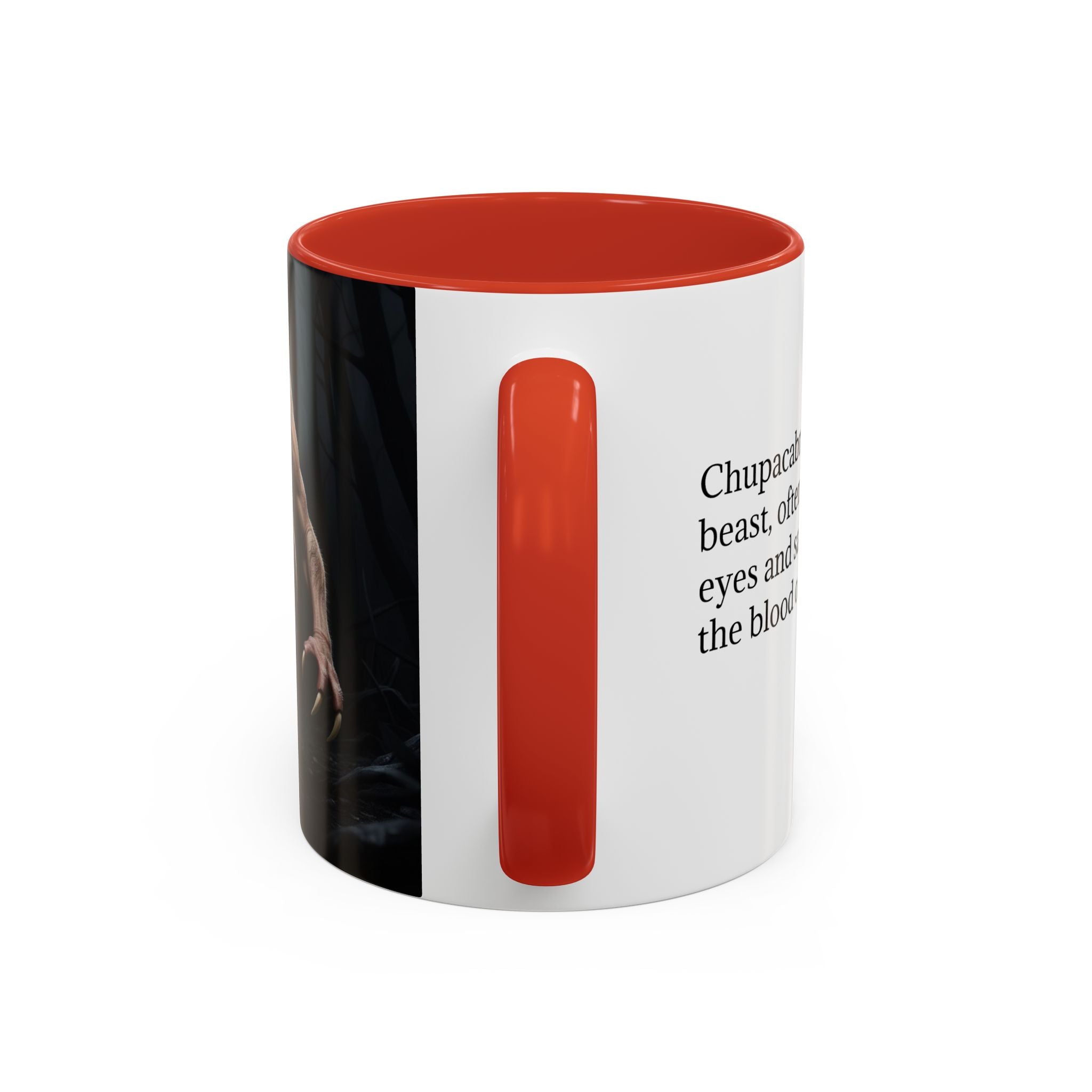 Chupacabra Mug: Cryptid Coffee Cup, Supernatural Beast, Mexican Folklore Gift