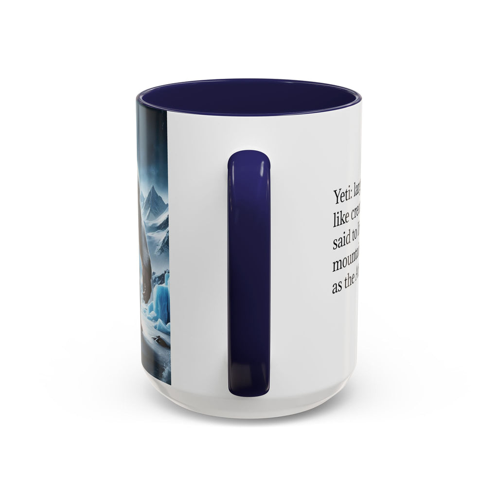 Yeti Coffee Mug: Abominable Snowman, Sasquatch Camping Gift, Himalayan Mountain Cryptid