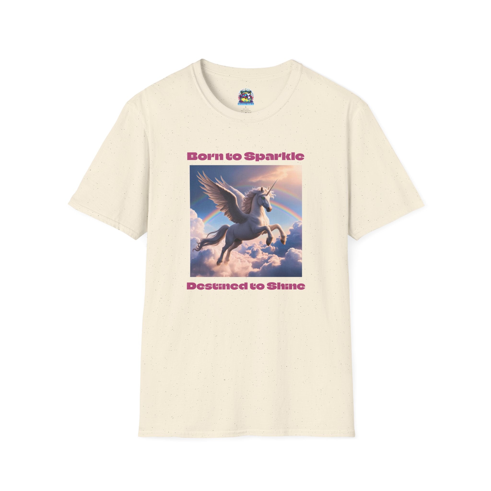 Unicorn Shirt: Legendary Alicorn Graphic Tee, Born to Sparkle, Mythical Creature