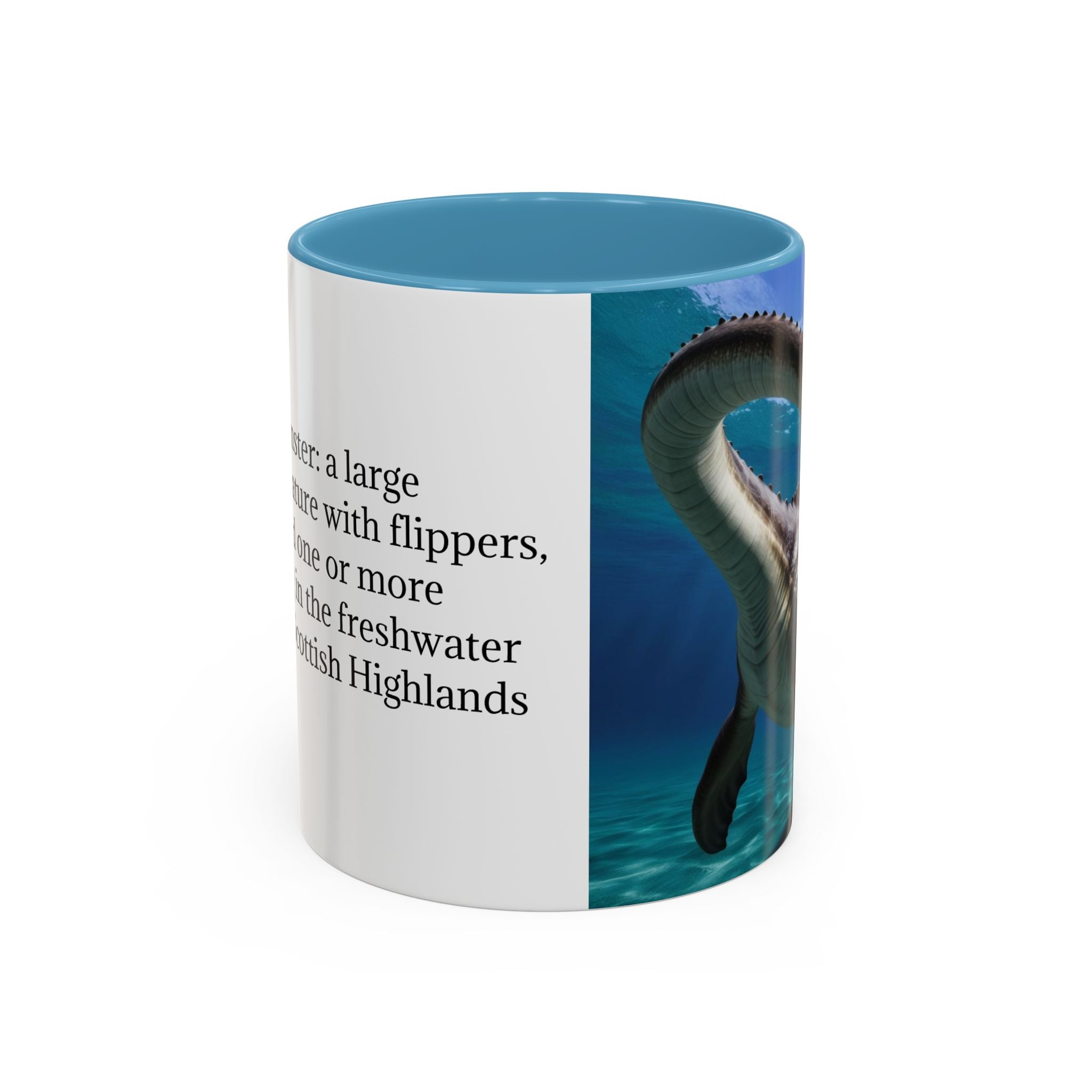 Loch Ness Monster: Nessie Coffee Mug, Mythical Sea Creature, Plesiosaurus Gift