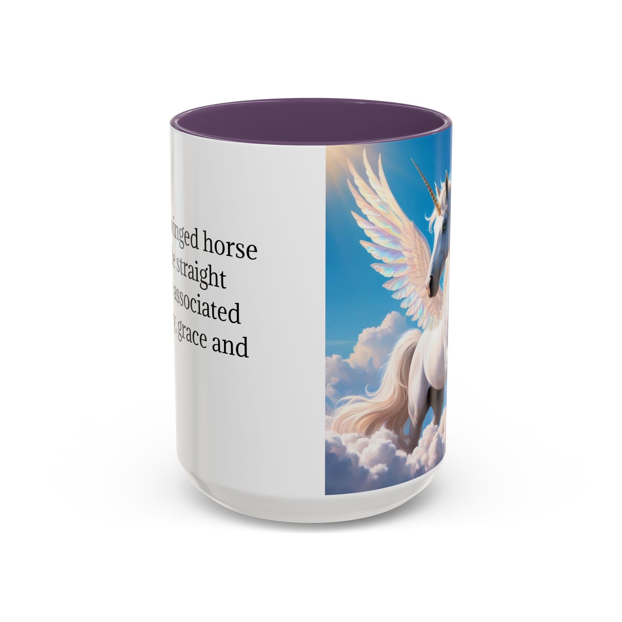 Unicorn Coffee Mug: Fairytale Alicorn, Mythical Creature, Enchanted Gift (Blue)