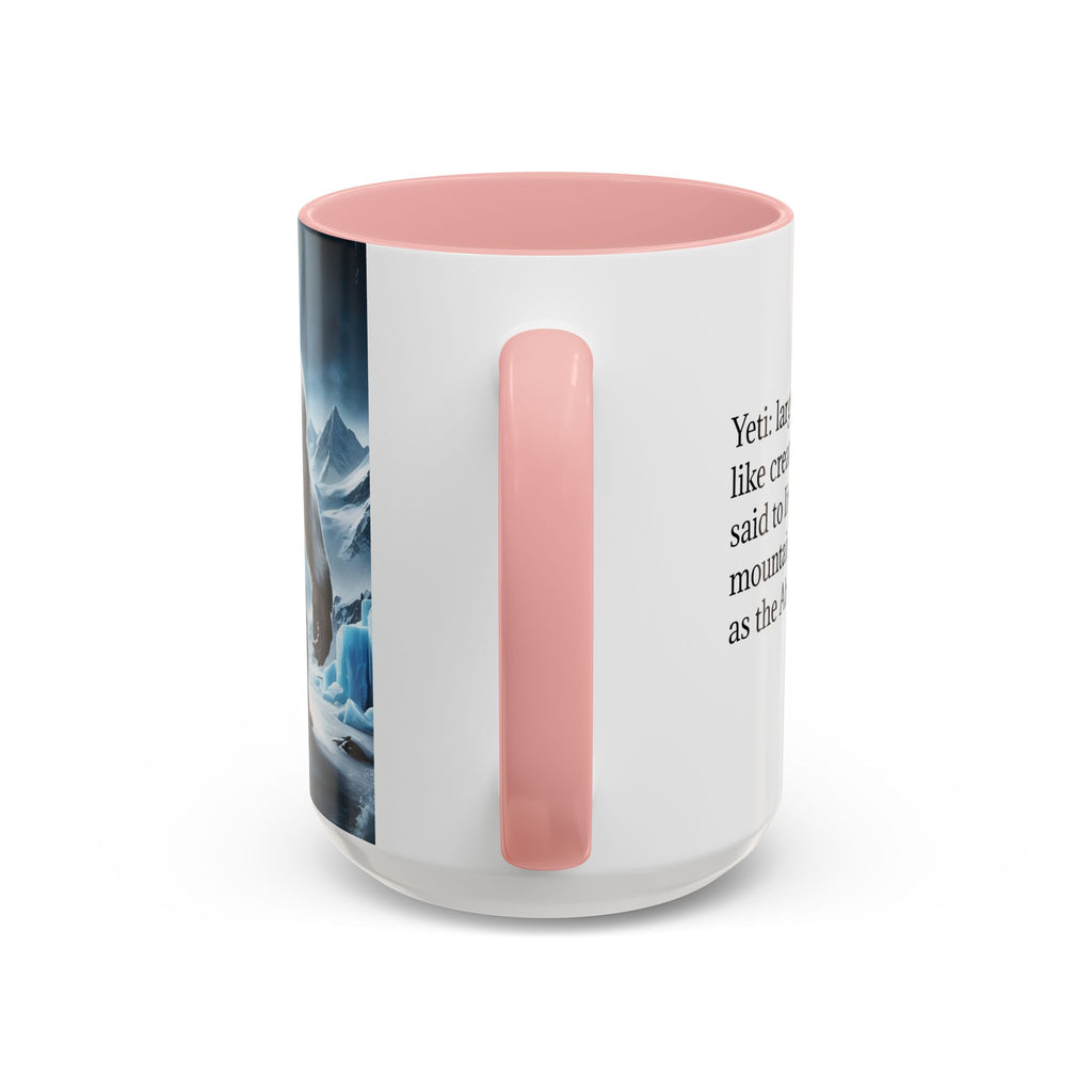 Yeti Coffee Mug: Abominable Snowman, Sasquatch Camping Gift, Himalayan Mountain Cryptid