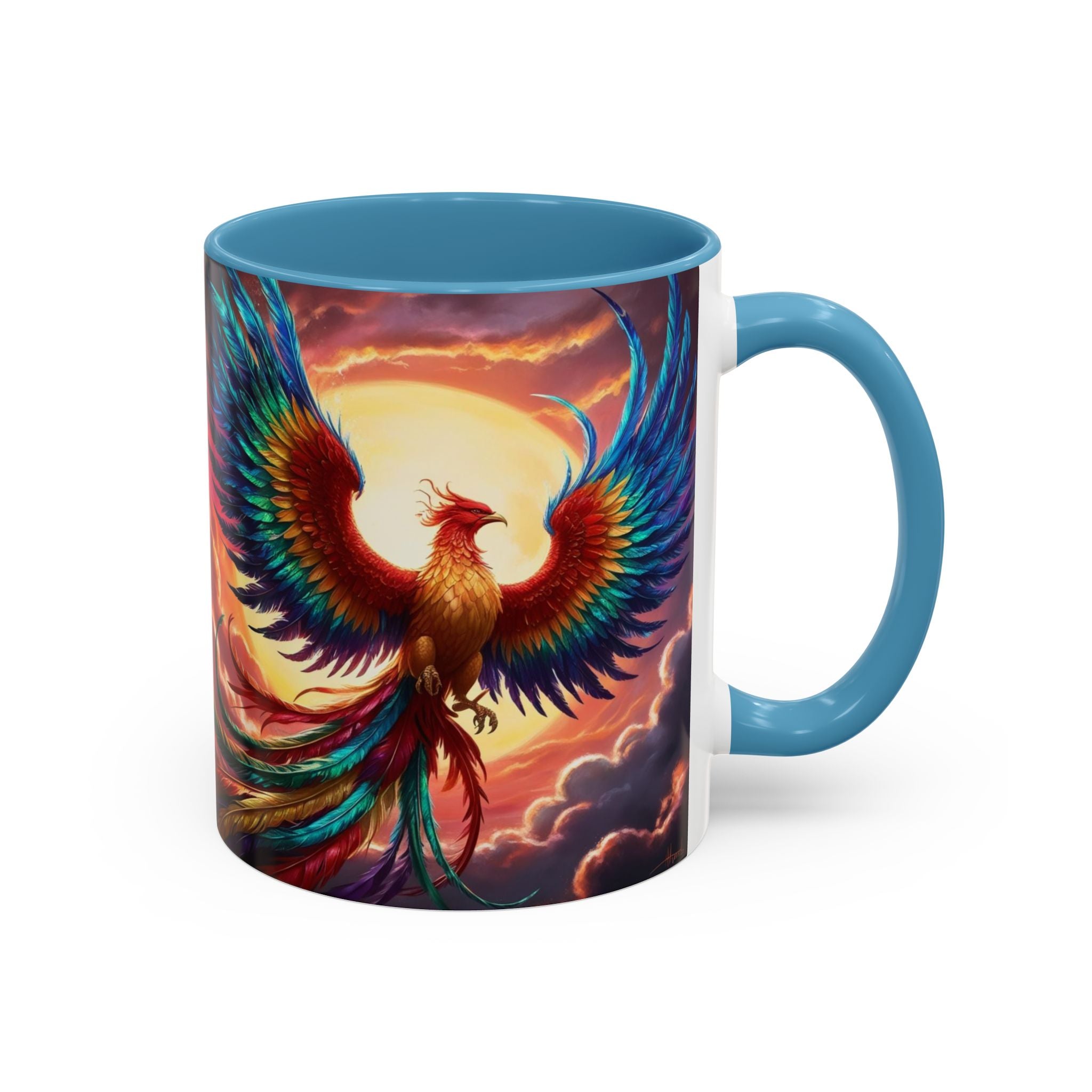 Phoenix Bird Coffee Cup: Mythical Creature, Firebird Coffee Mug, Rise from the Ashes