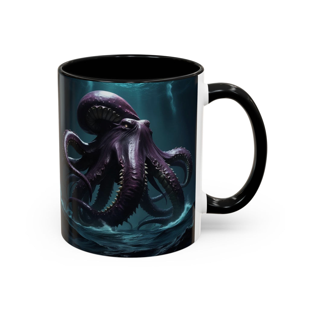 Kraken Coffee Cup: Giant Squid Coffee Mug, Mythical Creature, Octopus Gift