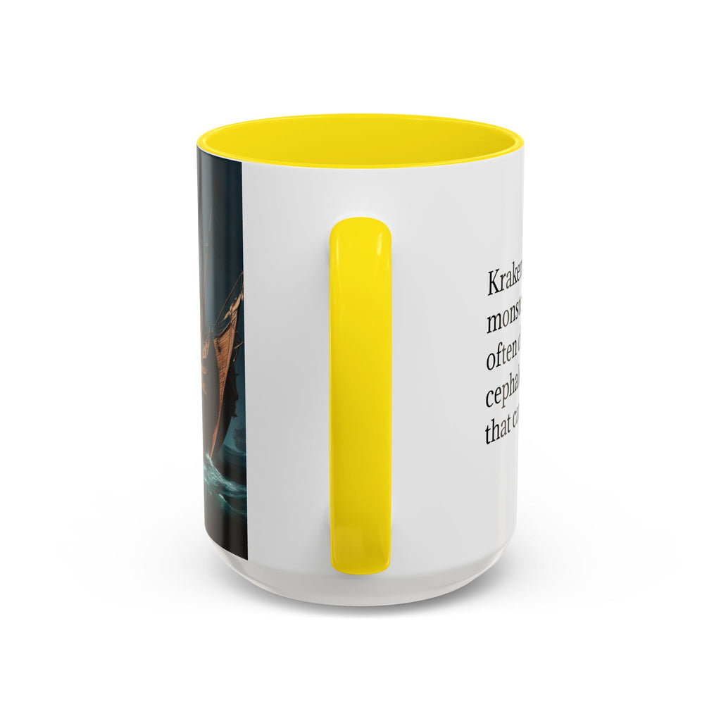 Kraken Coffee Mug: Giant Squid Coffee Cup, Legendary Monster, Nautical Gift
