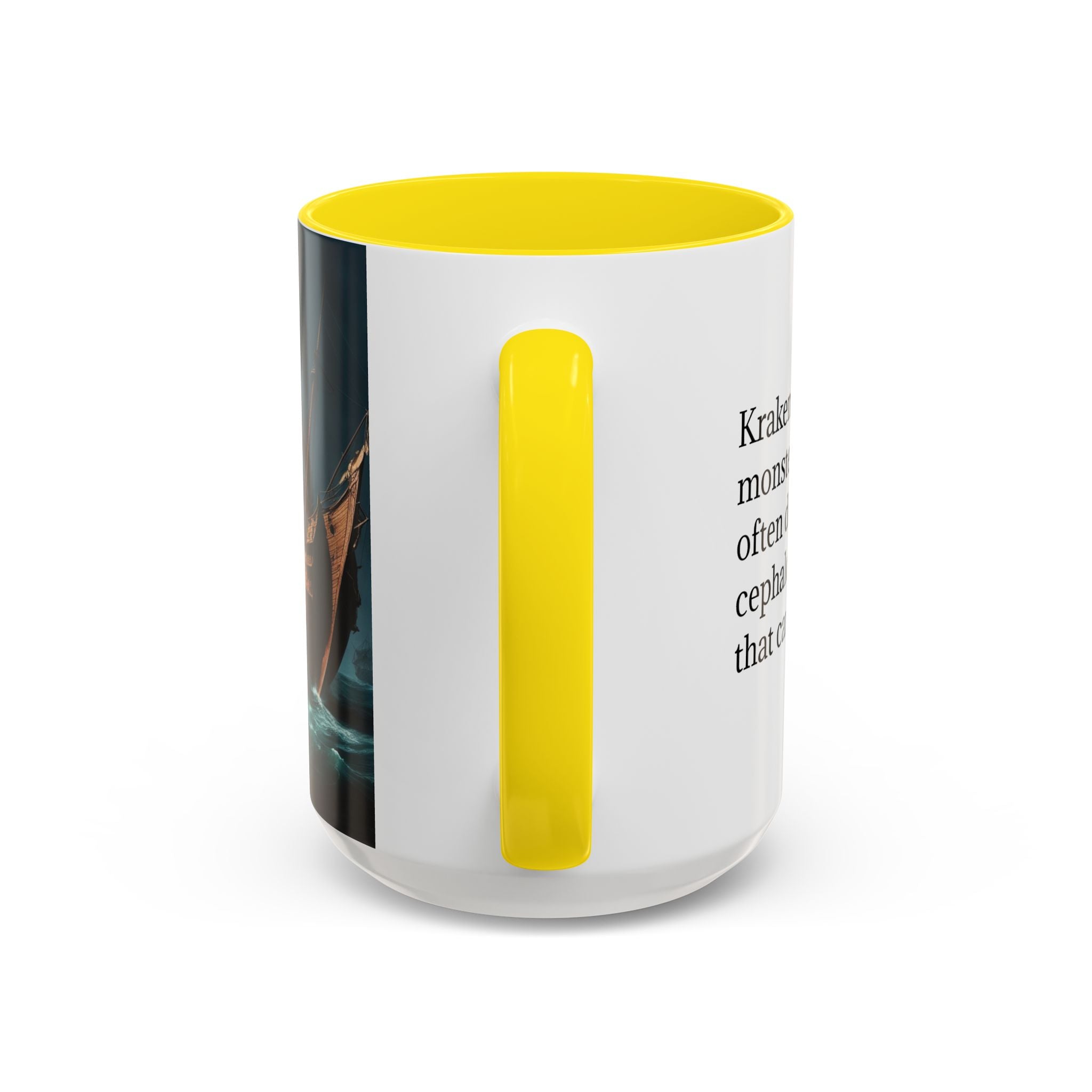 Kraken Coffee Mug: Giant Squid Coffee Cup, Legendary Monster, Nautical Gift