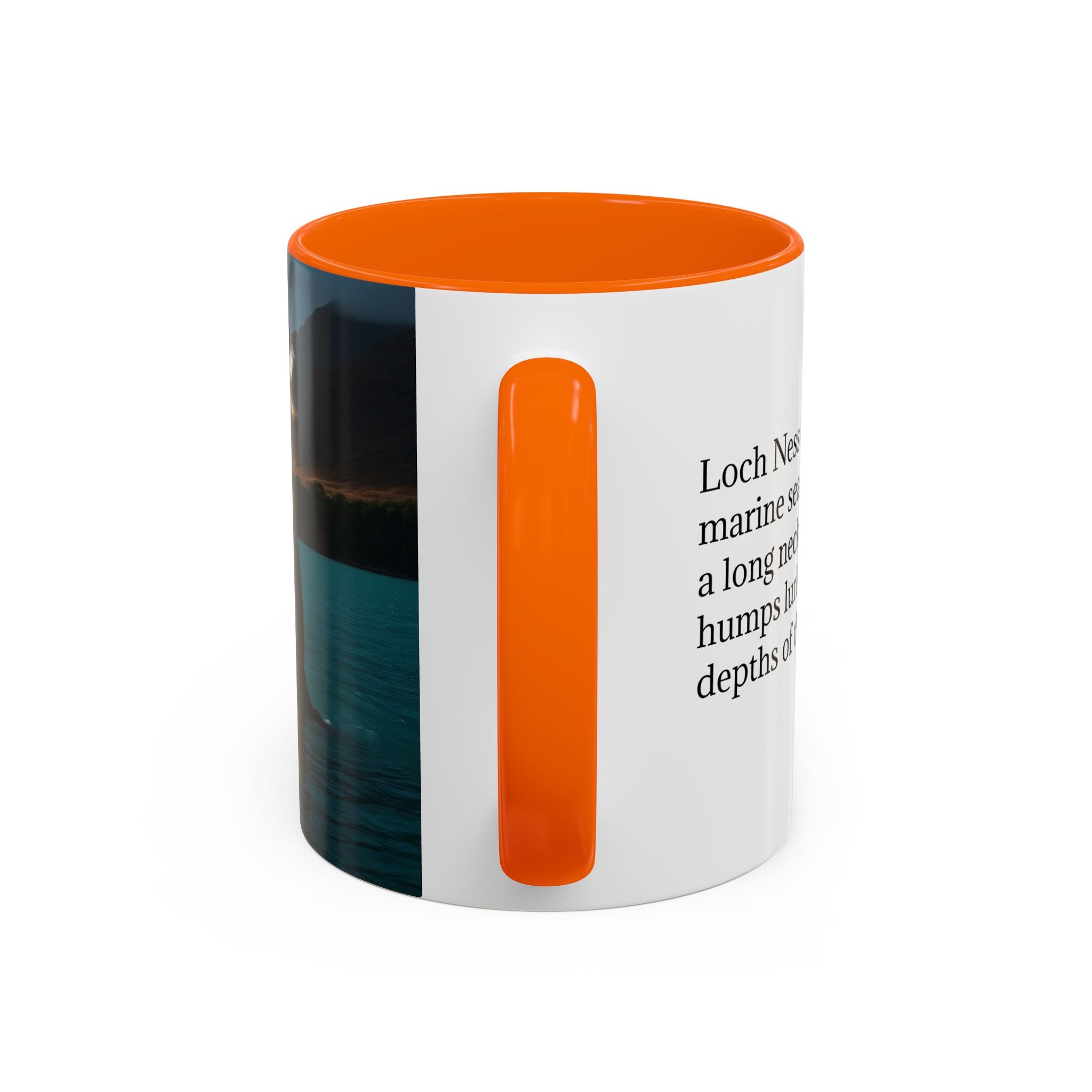 Loch Ness Monster Coffee Mug: Nessie Cryptid Gift, Scottish Sea Creature