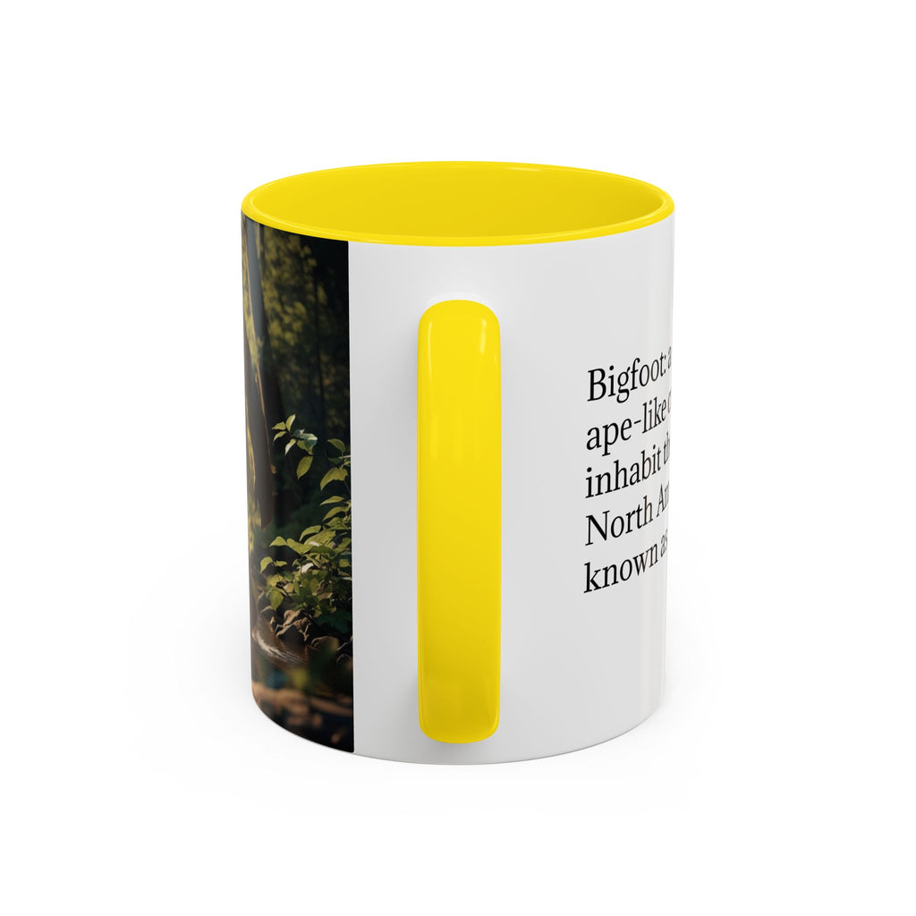 Bigfoot Coffee Mug: Sasquatch, Forest Cryptid, Mythical Creature, Camping Gift