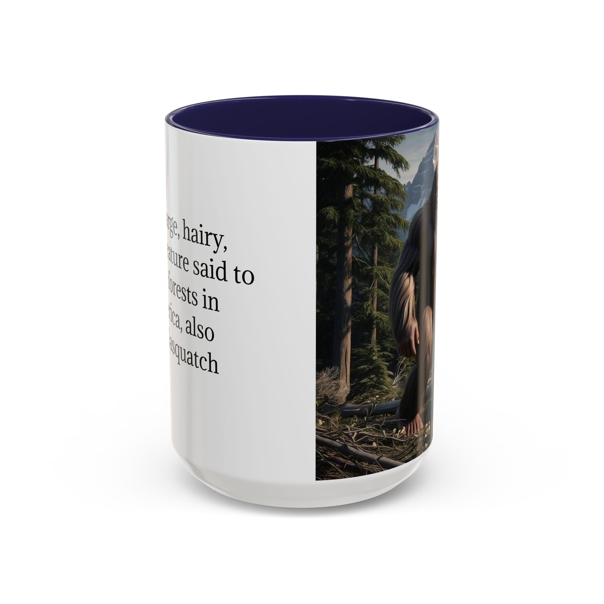 Bigfoot Mug: Sasquatch Coffee Cup, Mythical Creature, Camping Mugs for Men, Cryptozoology