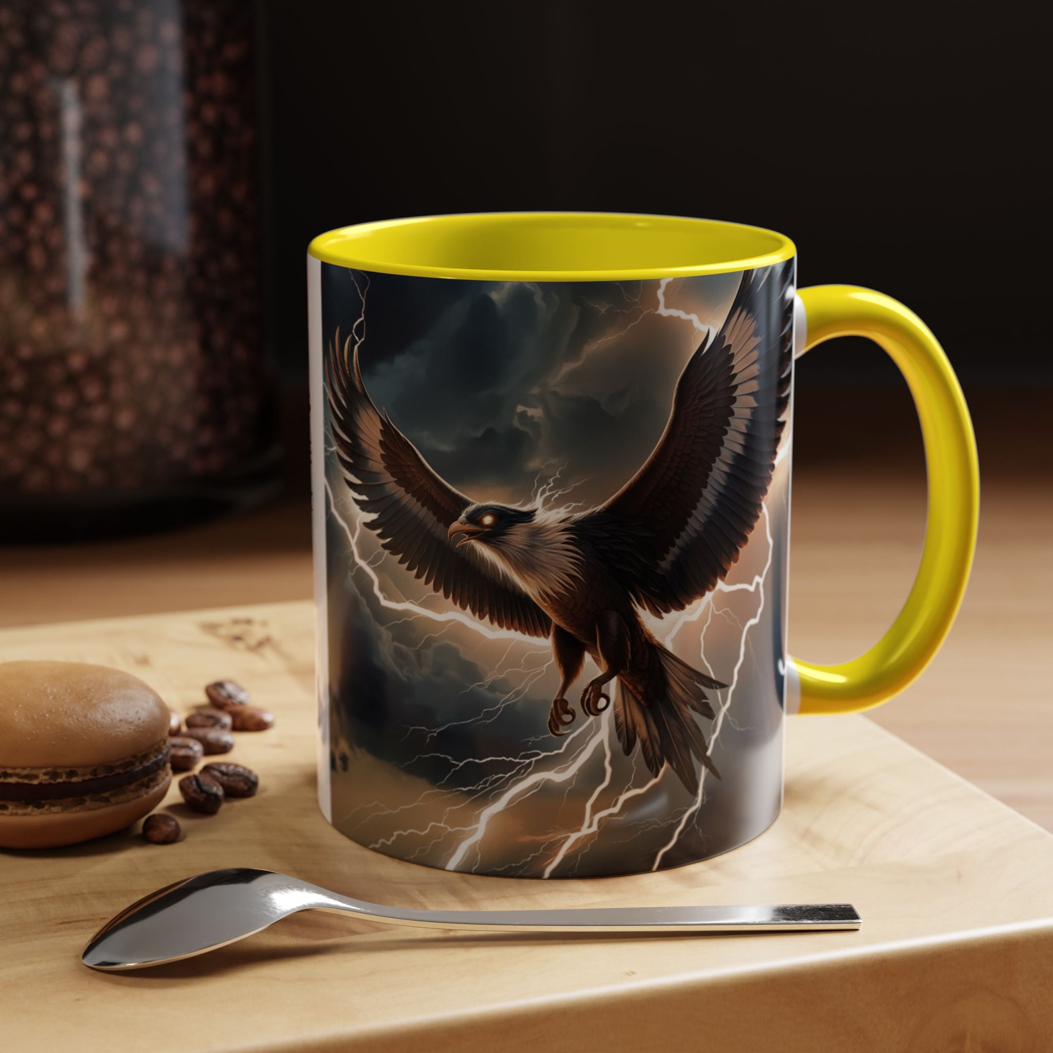 Thunderbird Coffee Cup: Legendary Creature, Spirit Animal, Cryptid Mugs for Men