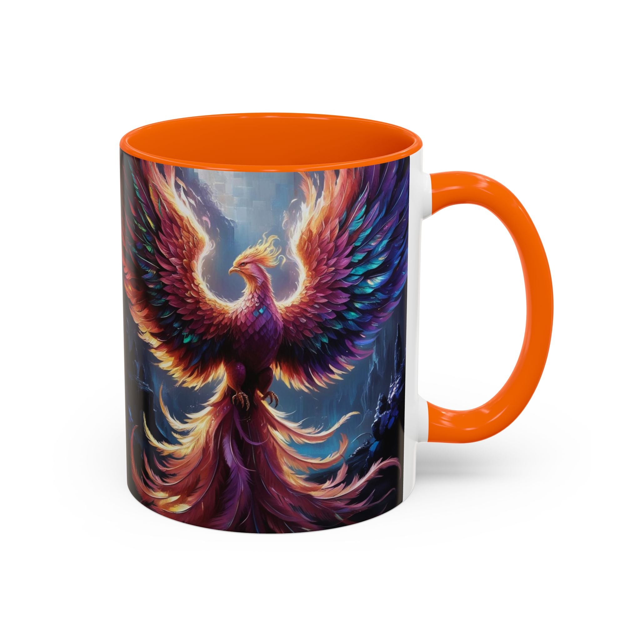 Phoenix Rising Coffee Mug: Firebird, Legendary Creature Coffee Cup, Gift for Women
