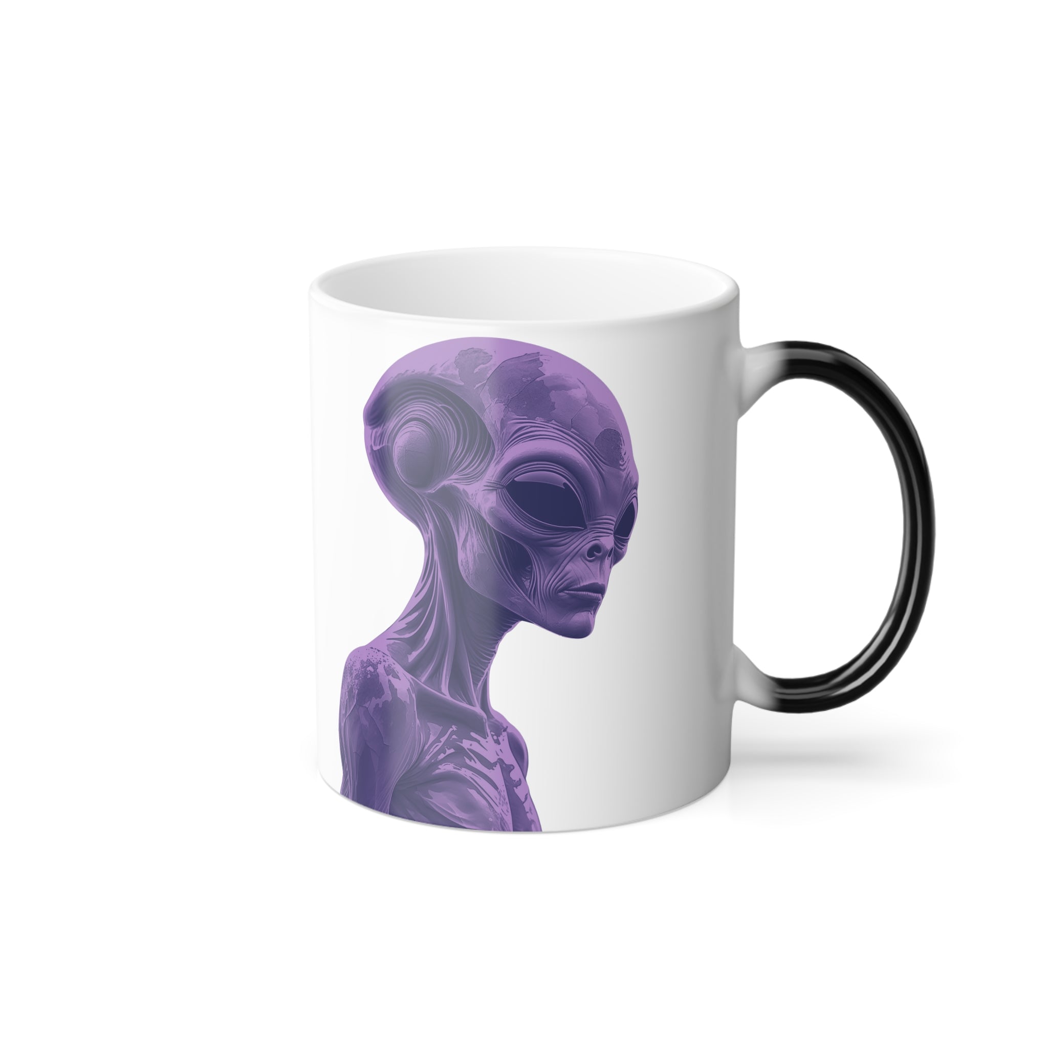 Alien Mug - Color Changing Coffee Cup: Roswell Extraterrestrial, Conspiracy Theory