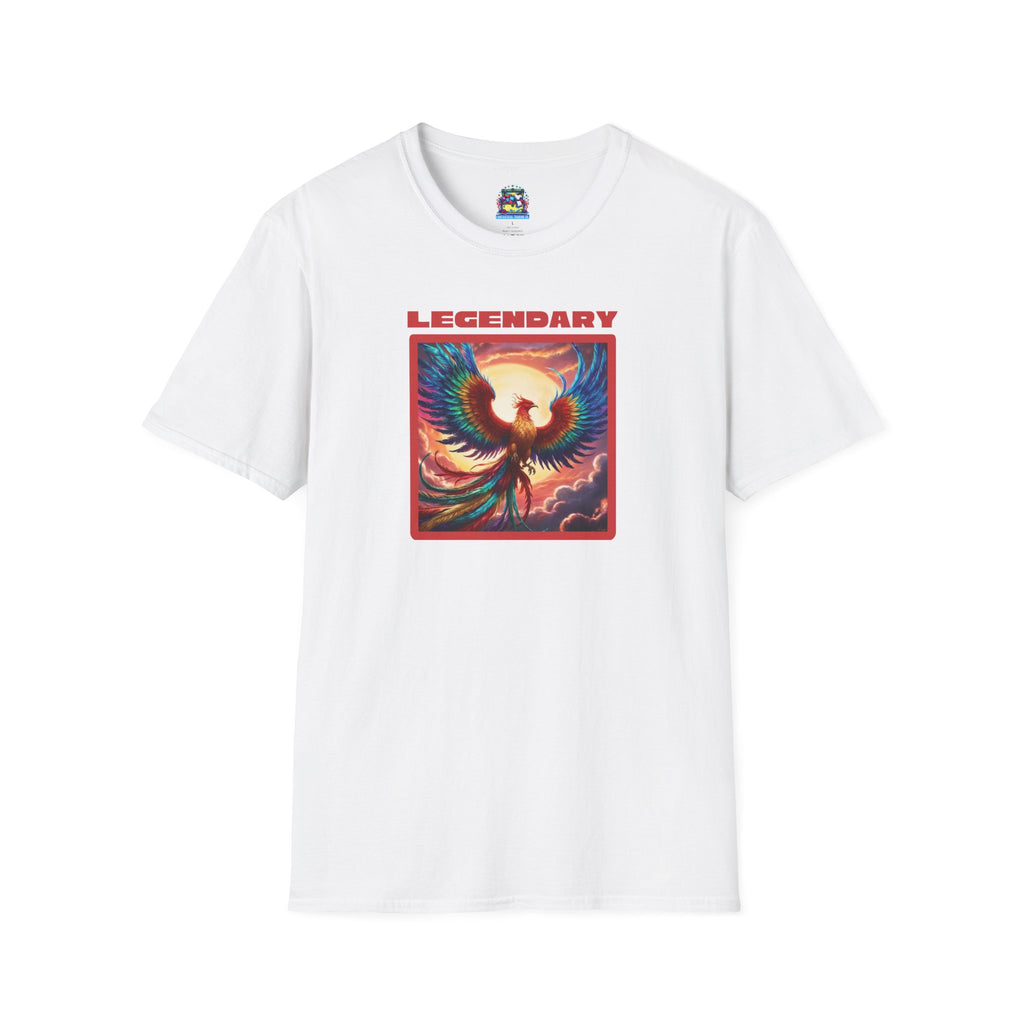 Phoenix Graphic Tee: Legendary Bird, Soft Cotton Shirt, Phoenix Rising Gift