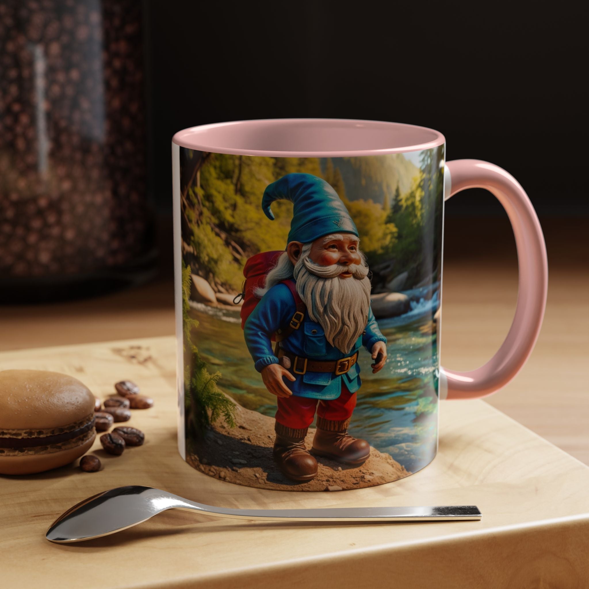 Gnome Mug: Nordic Folklore Gift, Scandinavian Nisse, Enchanted Creature Coffee Cup
