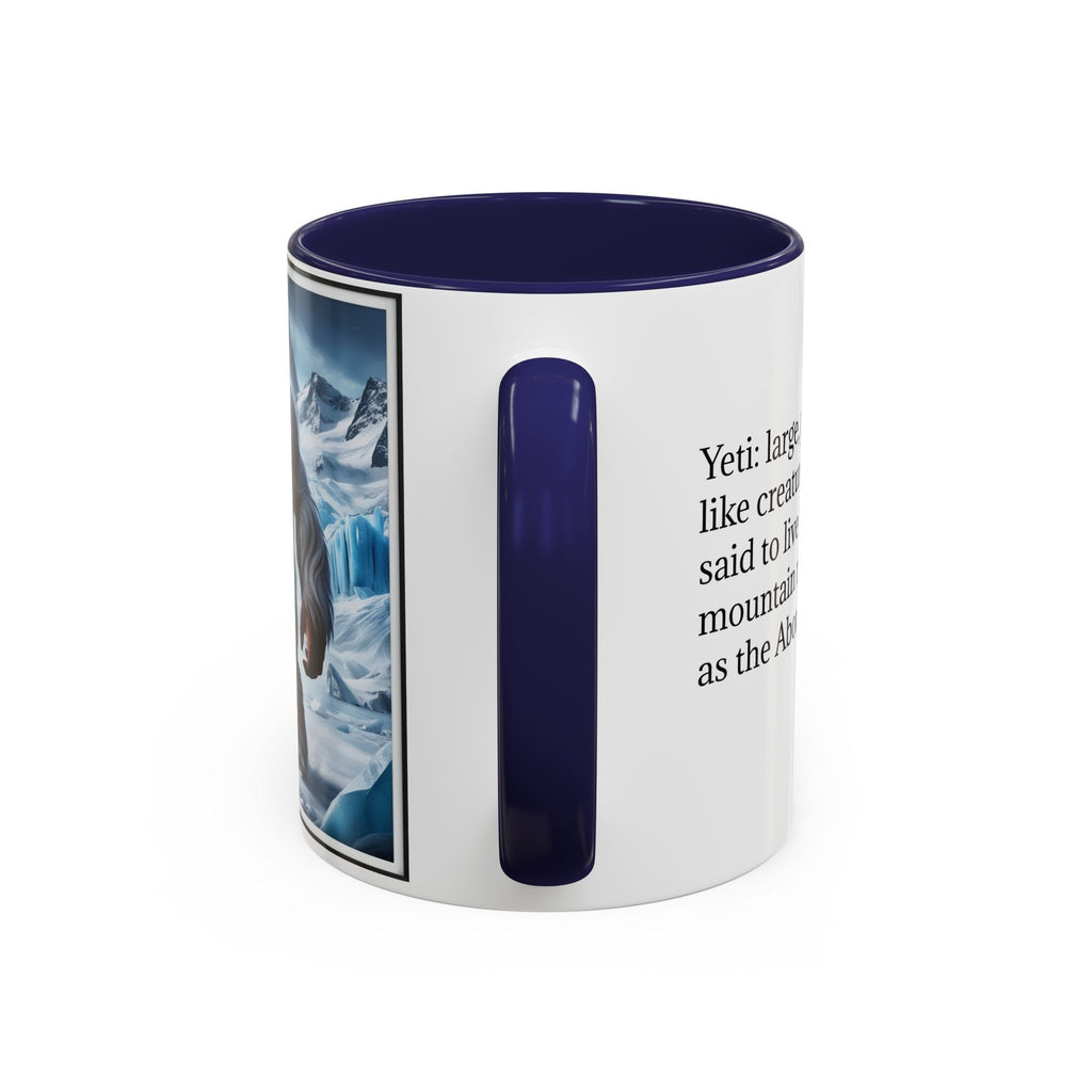 Yeti Coffee Mug: Abominable Snowman, Himalayan Mountain Cryptid, Bigfoot Camping Gift