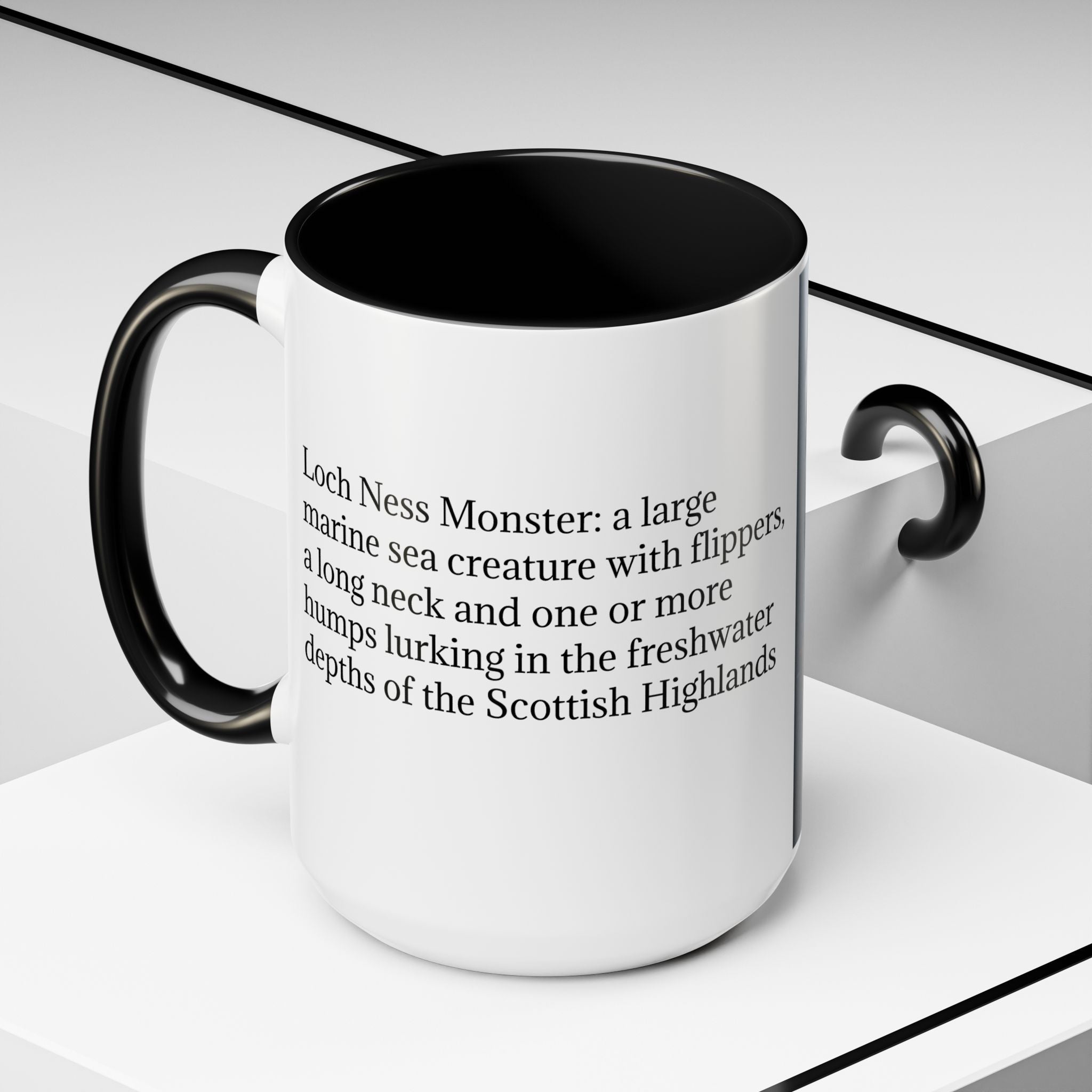 Loch Ness Monster Coffee Cup: Nessie Cryptid Gift, Scottish Sea Creature
