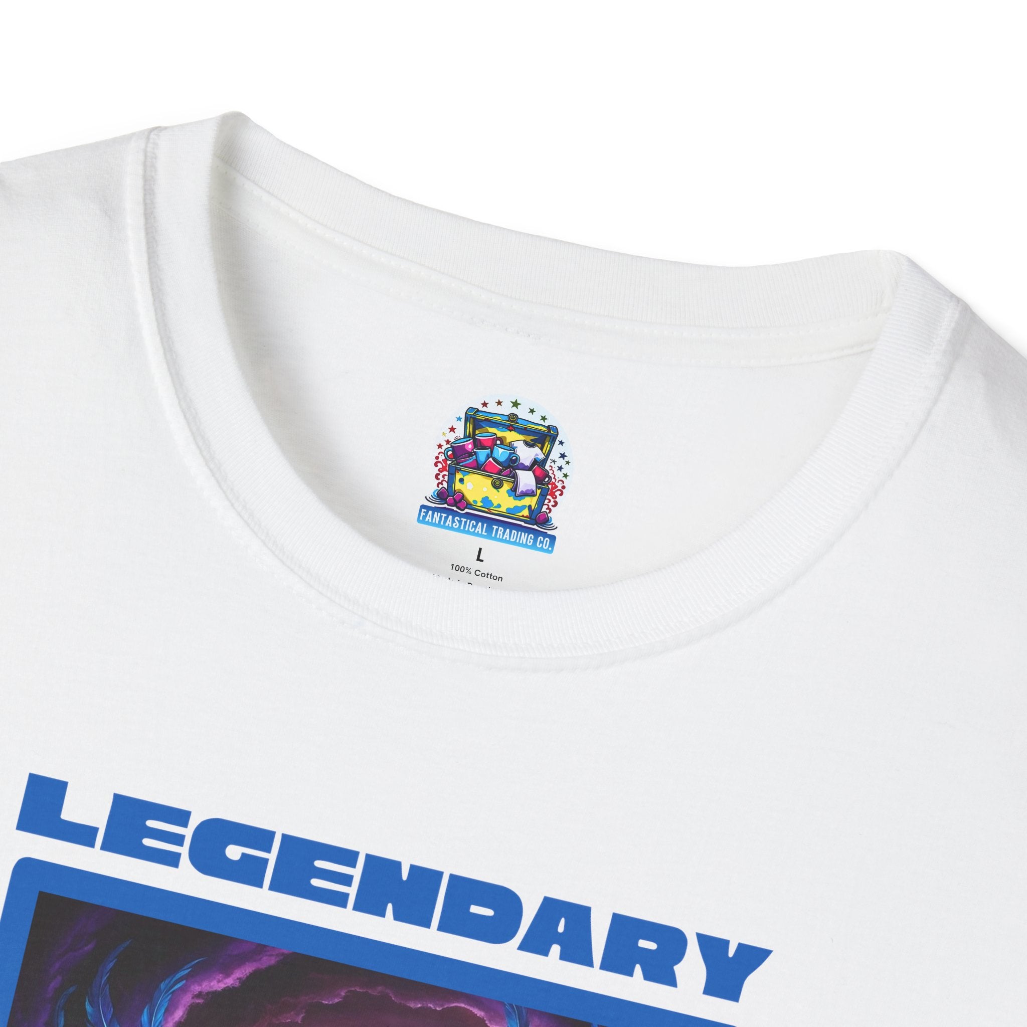 Phoenix Shirt: Rise from the Ashes, Soft Cotton T-Shirt, Legendary Graphic Tee (Blue)