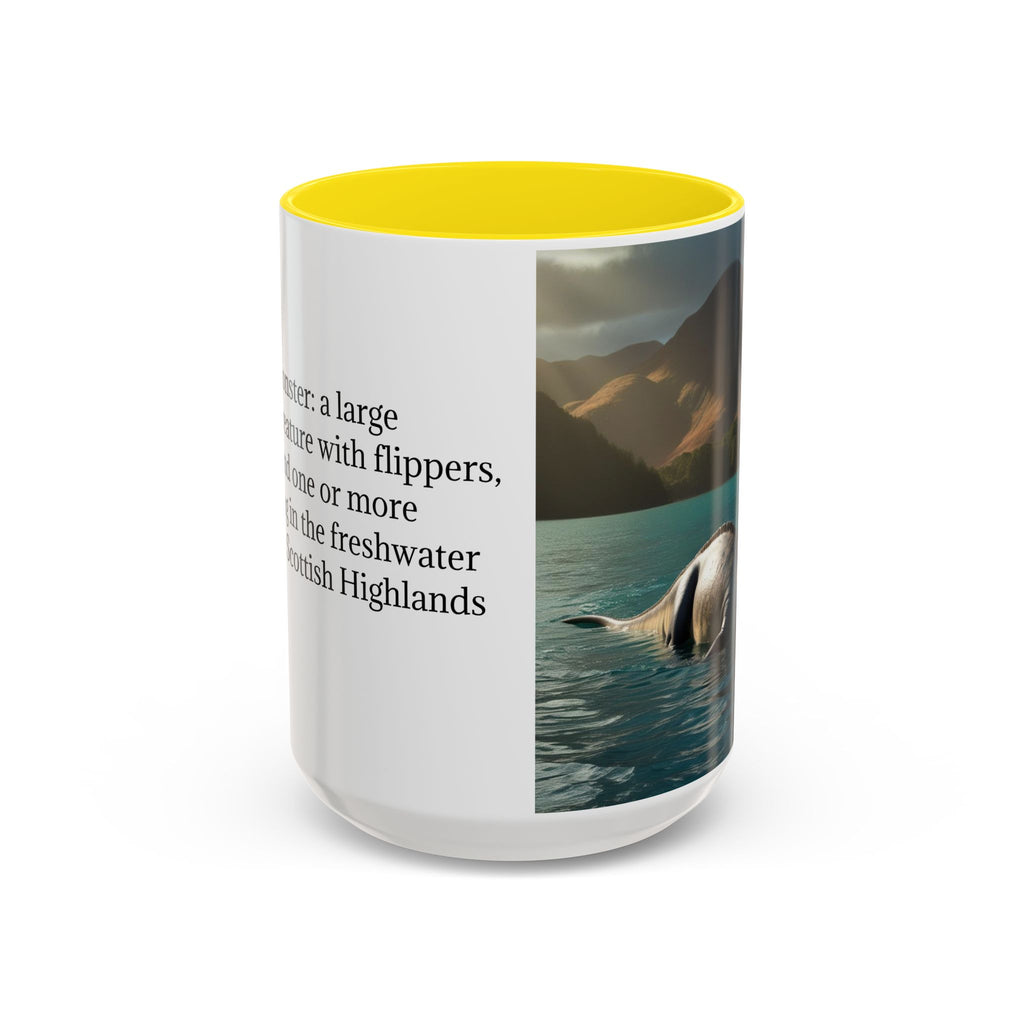 Loch Ness Monster Coffee Mug: Nessie Cryptid Gift, Scottish Sea Creature