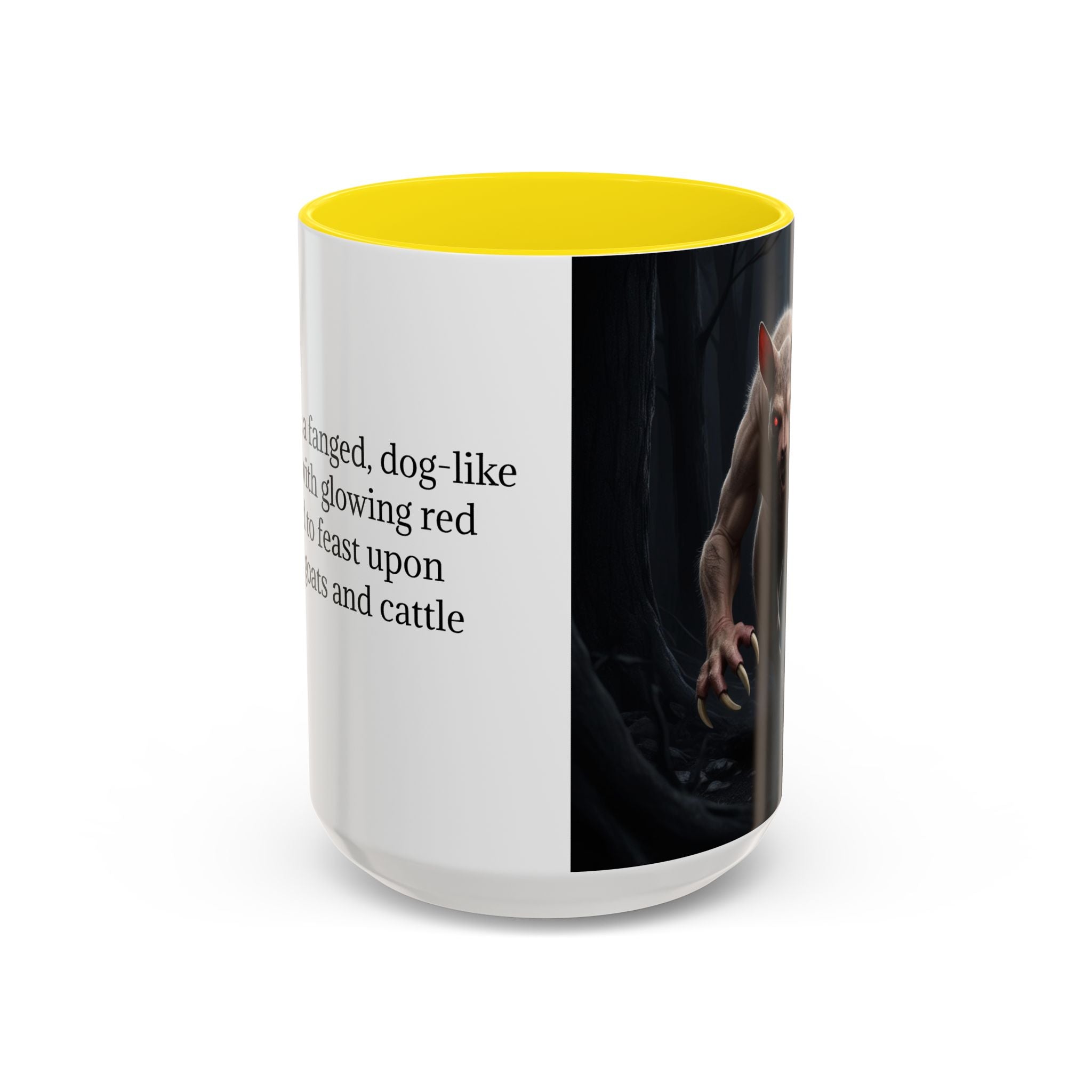 Chupacabra Mug: Cryptid Coffee Cup, Supernatural Beast, Mexican Folklore Gift