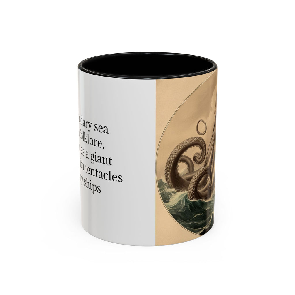 Kraken Coffee Cup: Giant Squid Coffee Mug, Mugs for Men, Mythical Creature